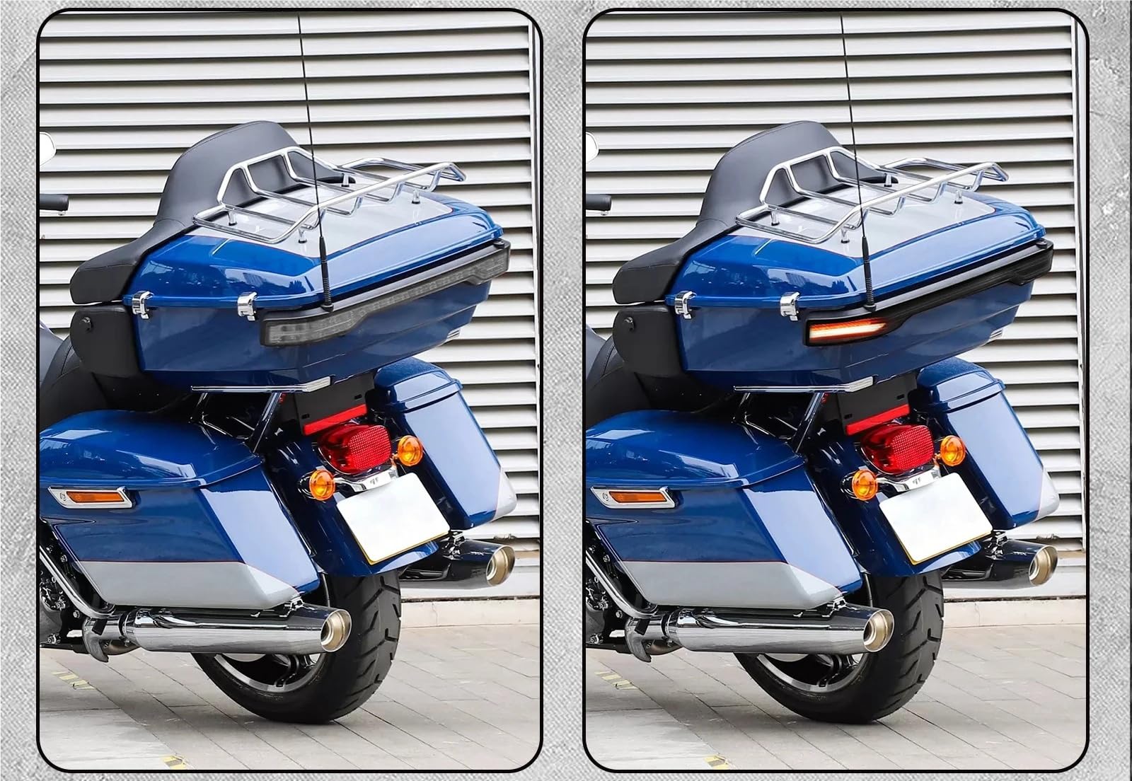 Luce Freno Posteriore Moto LED Trunk Pack Luce Freno Indicatori Di Direzione Lampada Di Coda Per Per Touring Per Ultra Per FLHTK 2014-