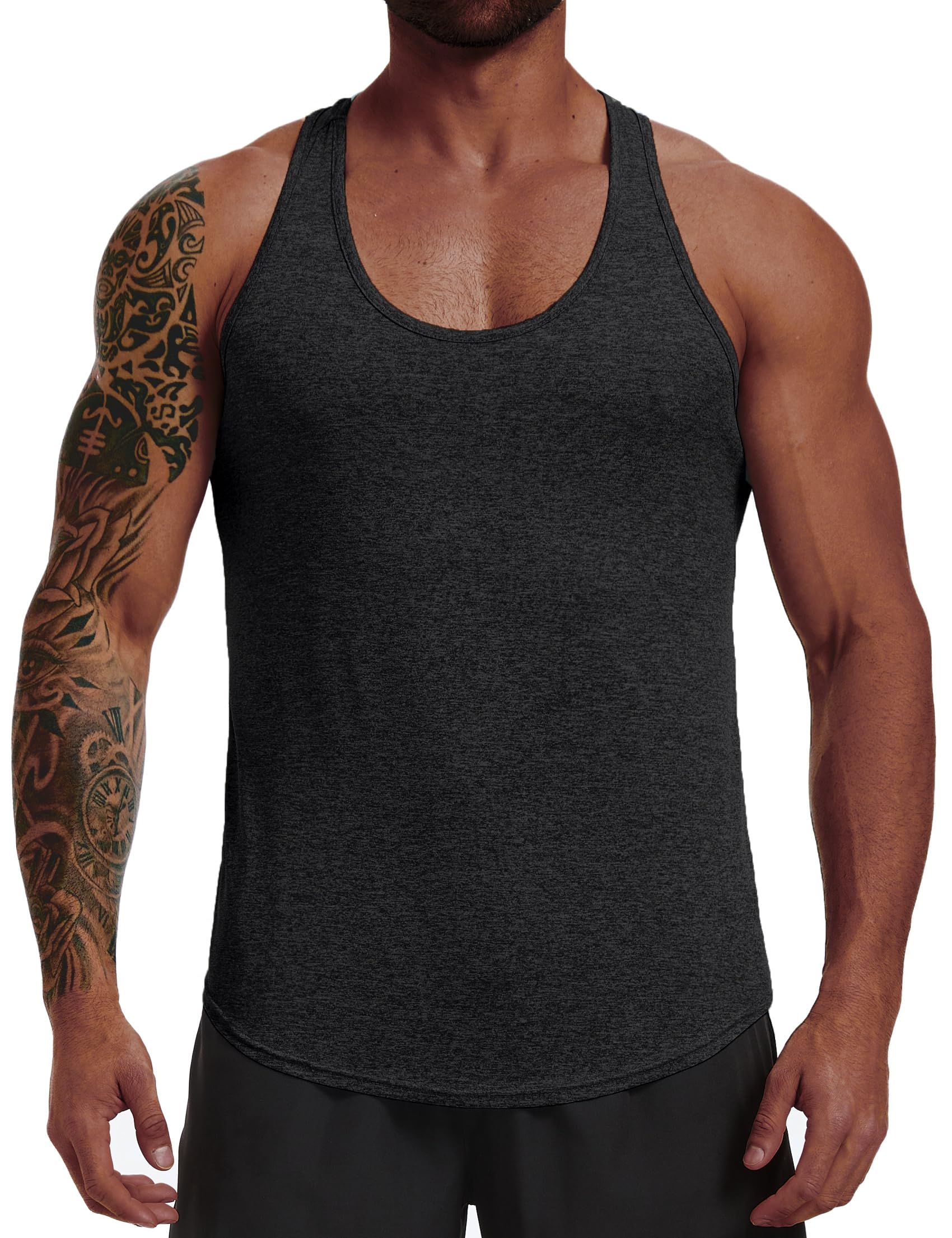 Camiseta Tirantes Hombre Gimnasio Running Fitness Chaleco Sin Mangas Secado Rápido Entrenamiento Deportivo S-3XL — view 17
