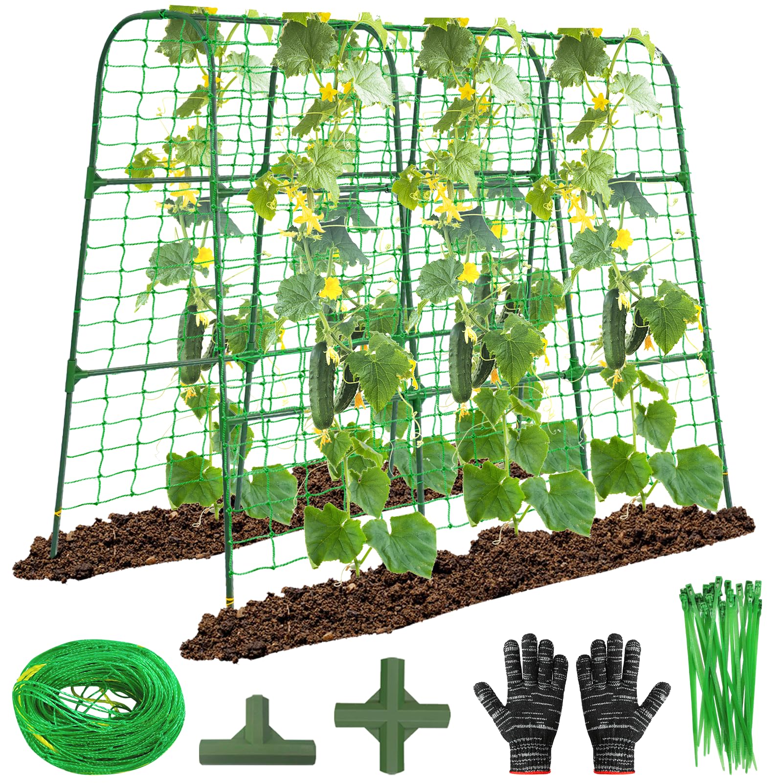 OTOSUNNY 50'x48' Garden Arch Trellis