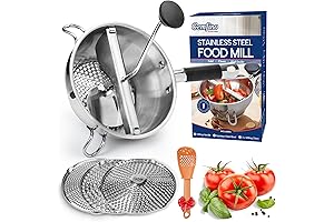 Sturdy Stainless Steel Tomato Sauce Mill For Quick Fresh Tomato Sauce, Jams Potato Ricer