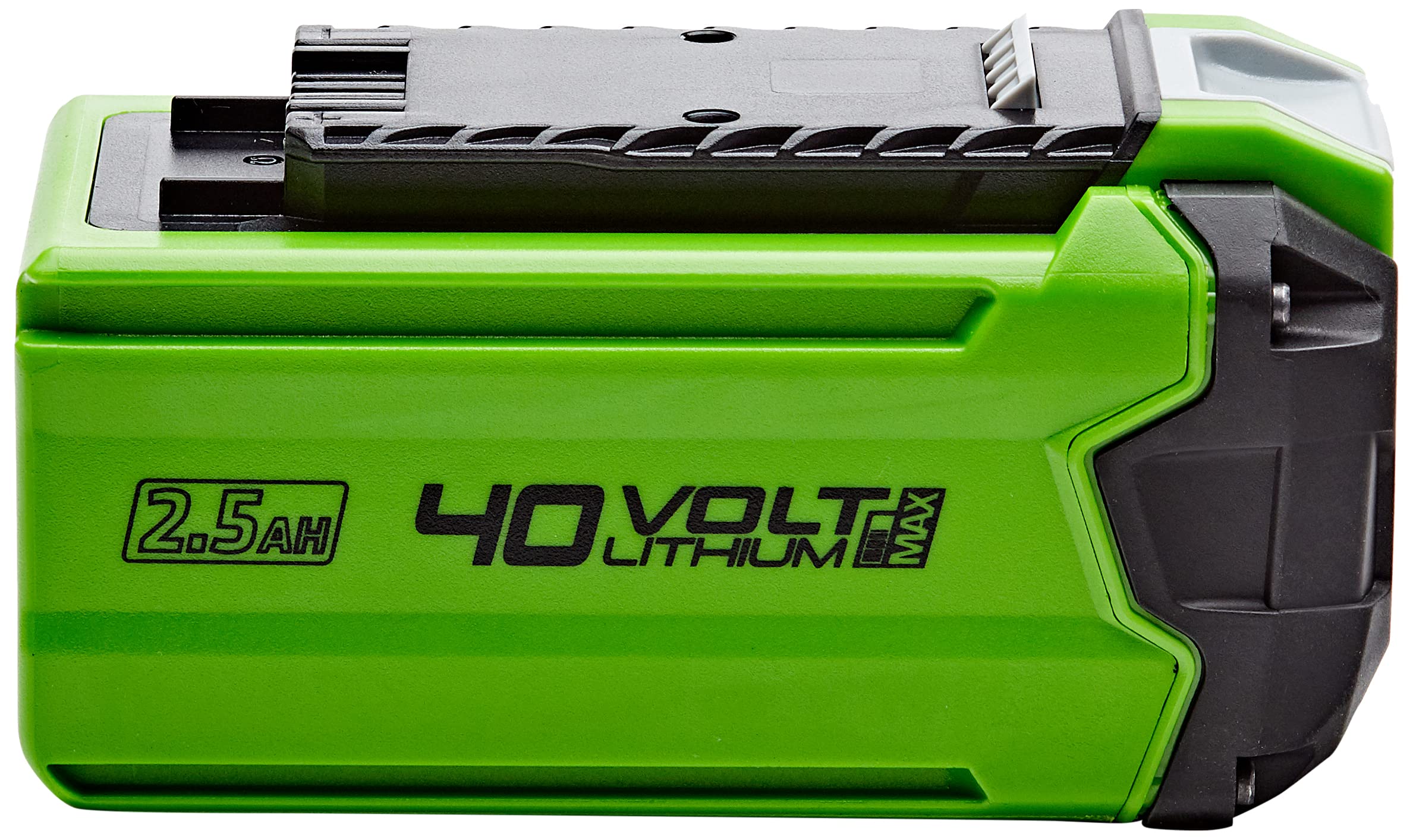 Greenworks Batterie G40B25 (batterie puissante rechargeable Li-Ion 40 V 2,5 Ah adaptée à tous les appareils de la série 40 V Greenworks Tools