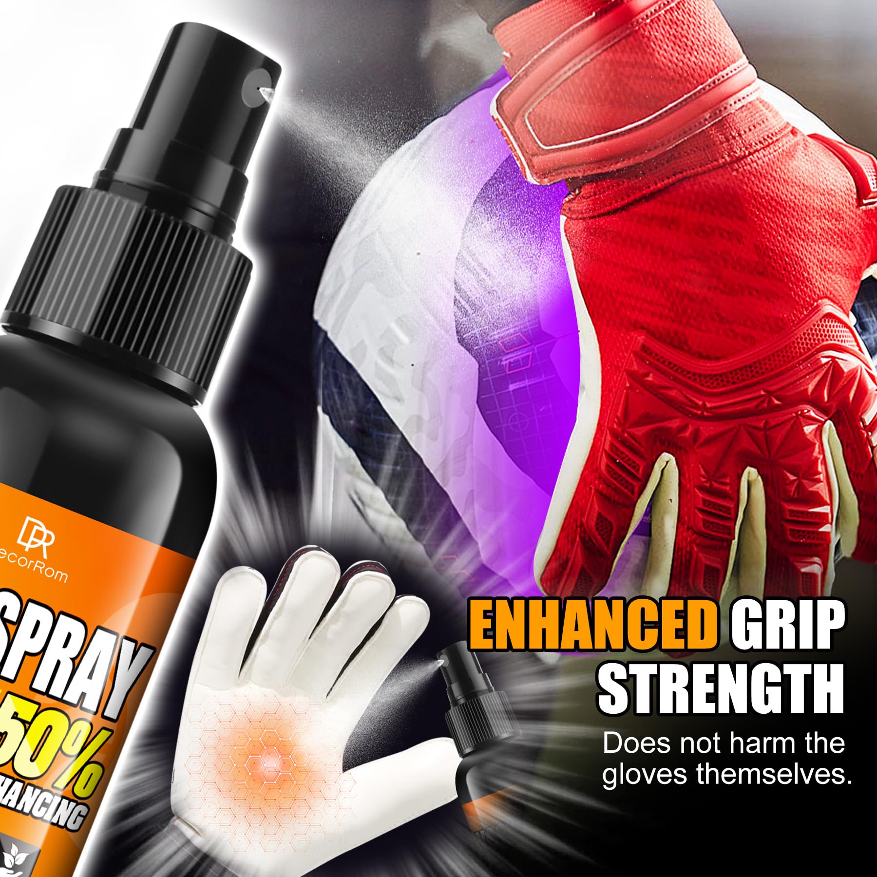 Schoenhechtspray, 120 ml, anti-slip mist voor sterke grip, hechtspray voor gripherstel, voor sneakers, laarzen, voetbal, golf, tennis, volleybal, training, wedstrijd, indoor, outdoor, sport