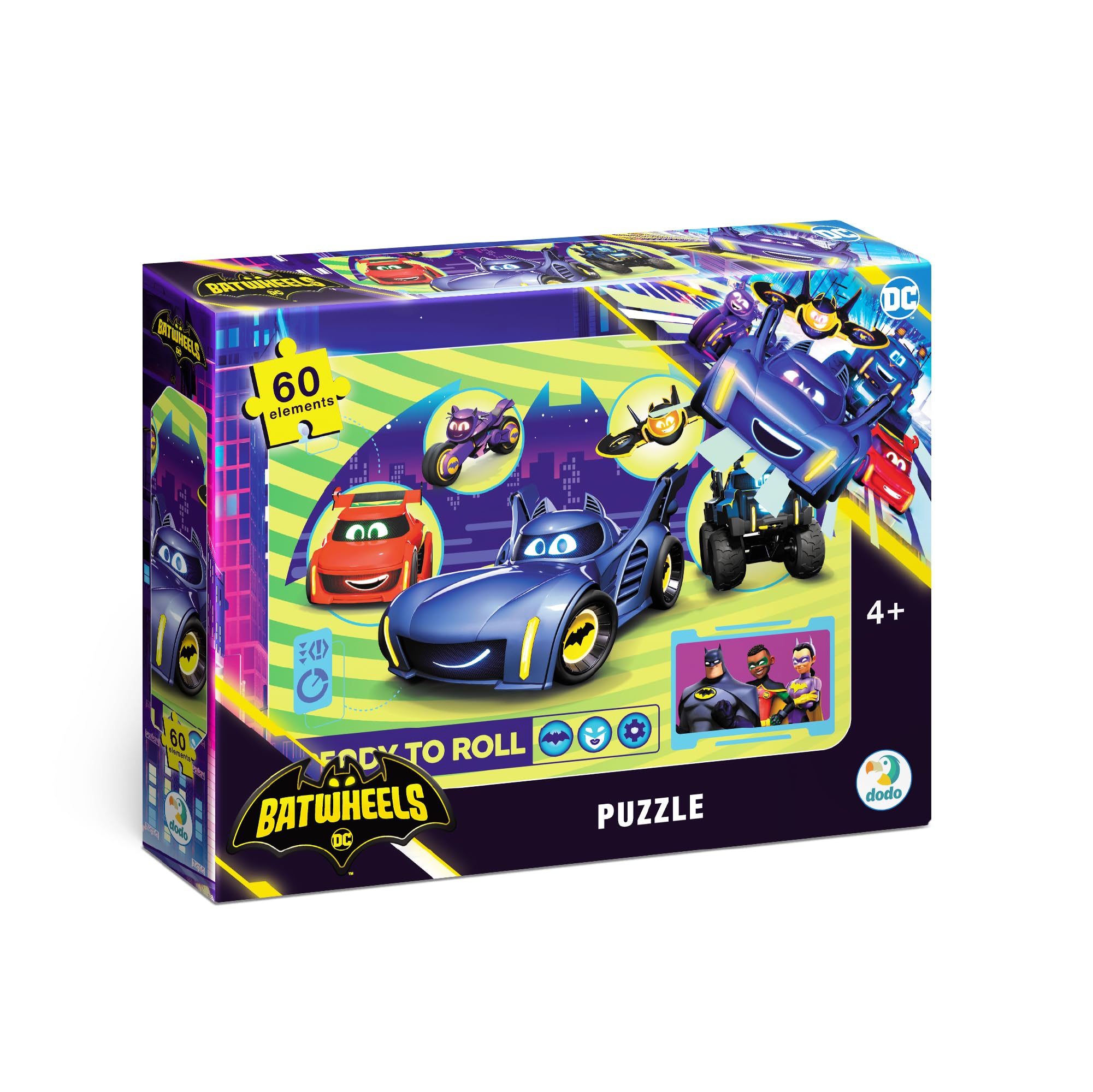 Dodo Product Batwheels Jigsaw Puzzle, 60 Pieces, Ages 4+, Just Want to Have Fun