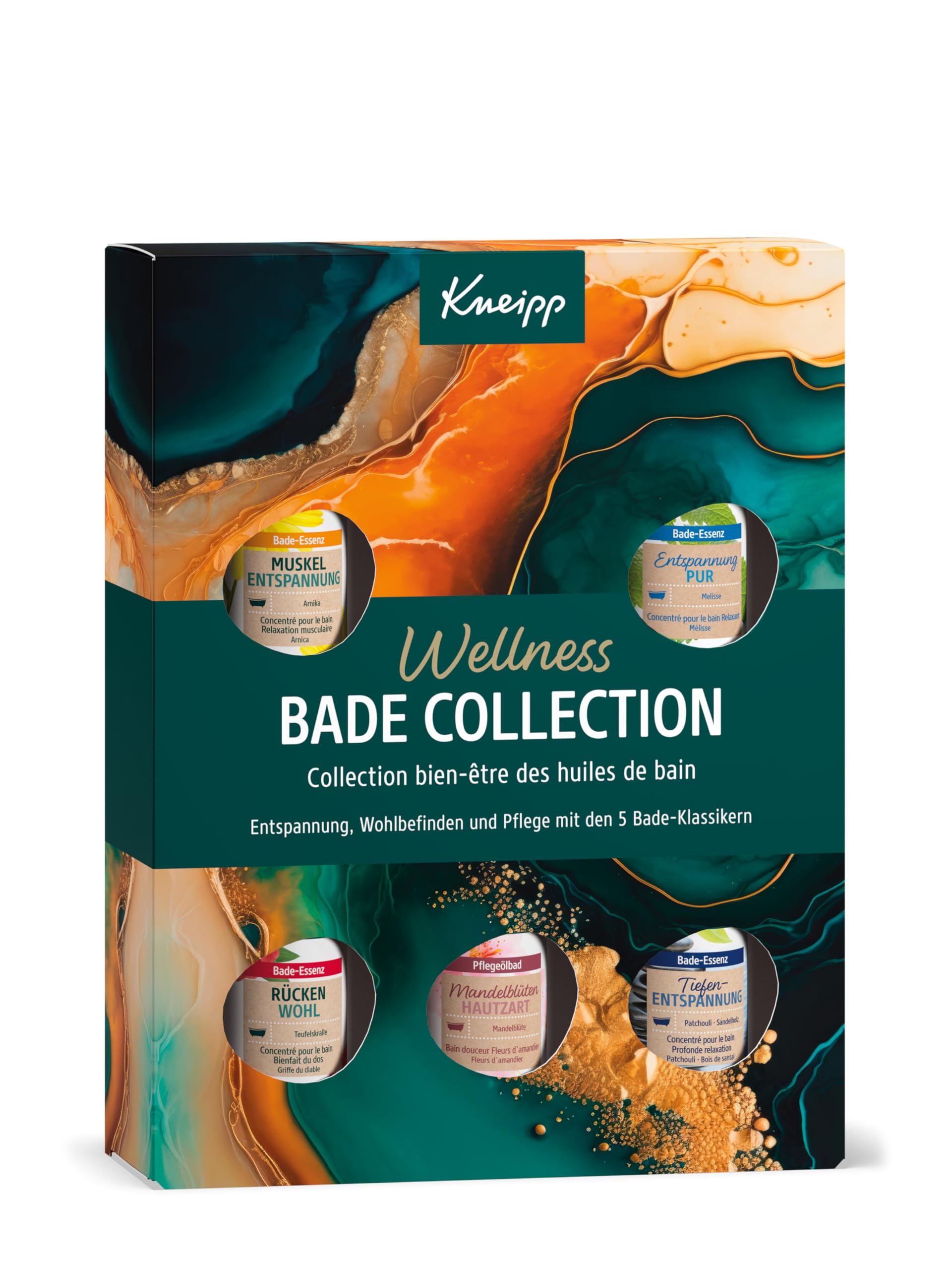 Kneipp Wellness Bade Collection Gift Set - 5 Badeöle im Set