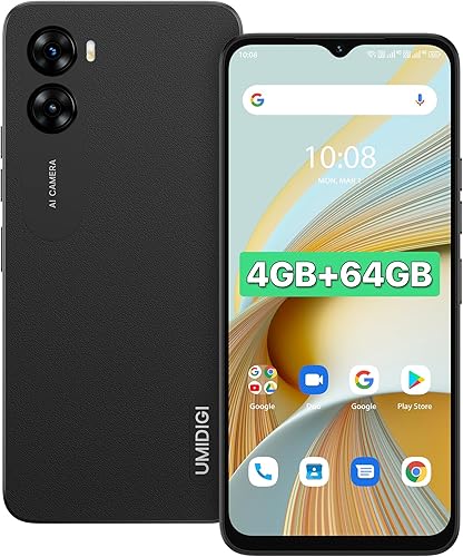 Miniatura 11 de UMIDIGI G3 Teléfonos celulares desbloqueados Canadá Sim dual 4G LTE, 4GB+64GB ampliable 1TB con 4* A53-Cortex de 2.0GHz, 6.52 pulgadas HD, cámara AI