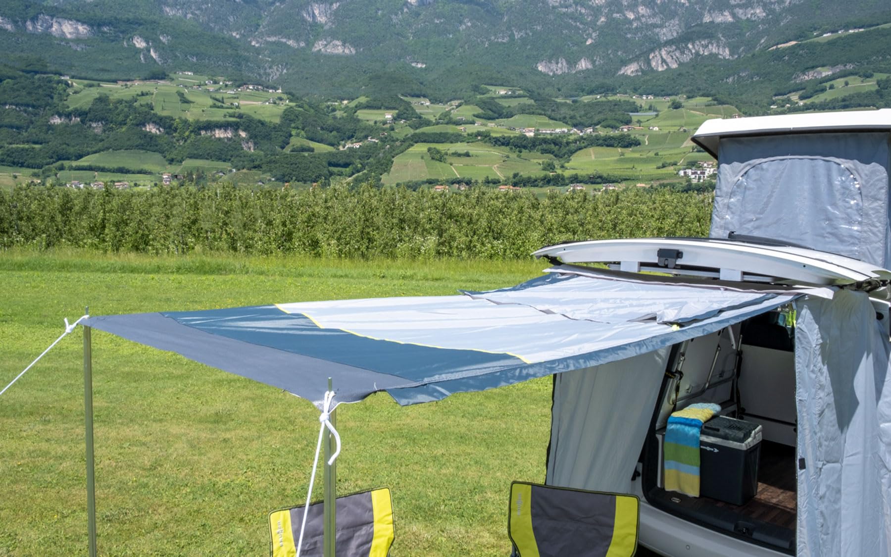 BRUNNER tenda posteriore PILOTE CADDY 4 per portellone posteriore del VW Caddy