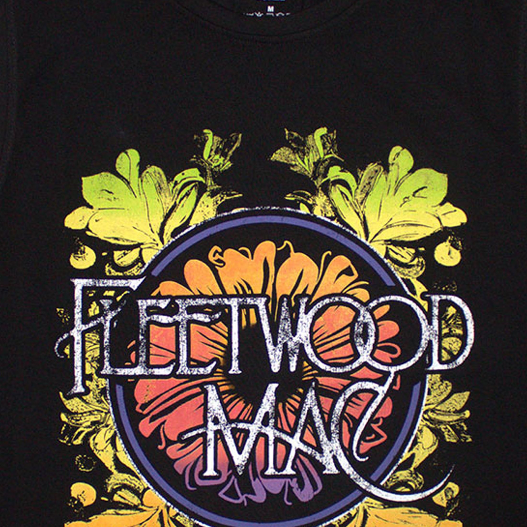 Fleetwood Mac Circle Floral Logo Tank Top