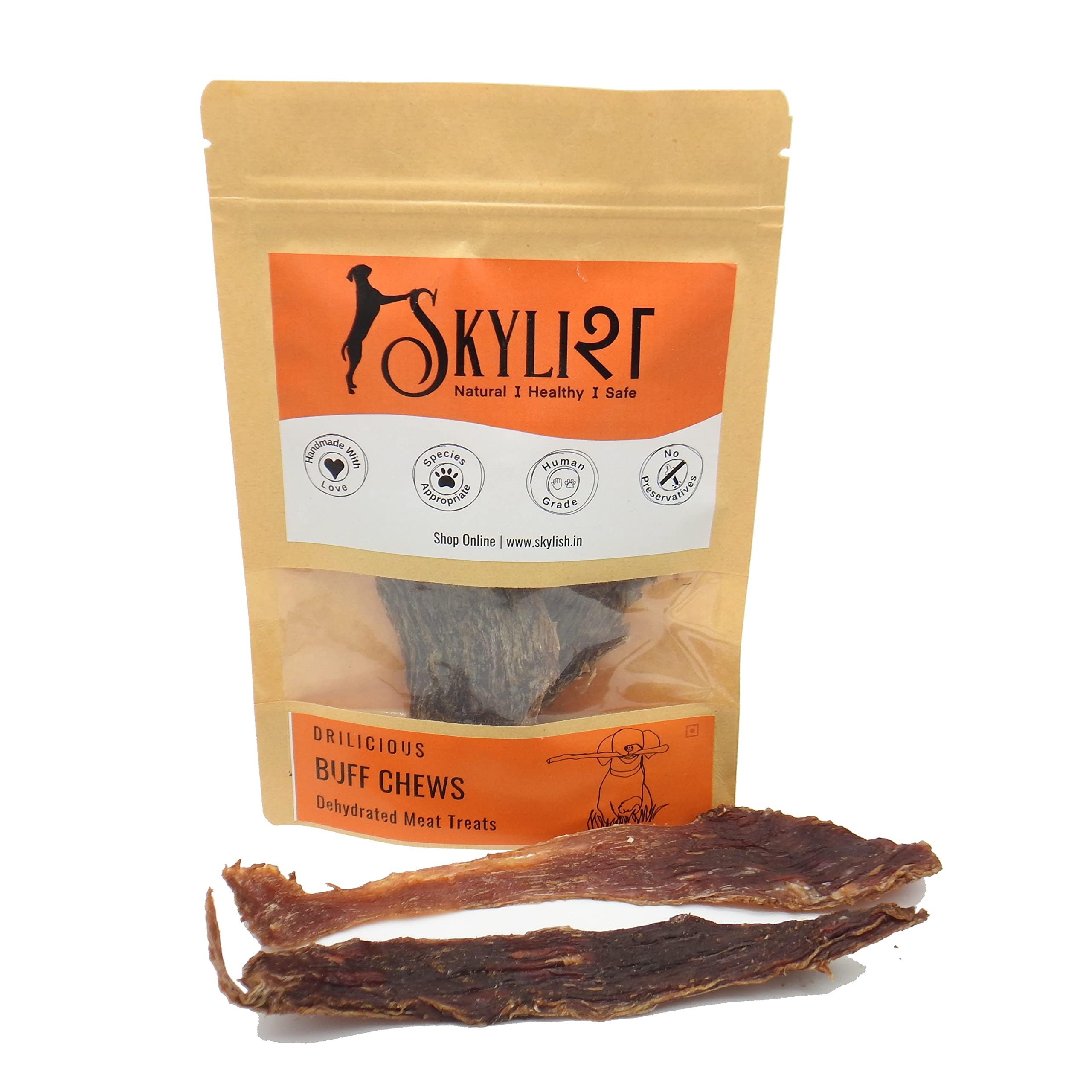 SKYLISH Buff Chews for Dogs, Dehydrated Dog Treats, Buff Treats for Dogs of Buffalo Tenderlion, Perfect as a Dog Snacks or Reward After Training, 50g (B0CMDC221J) Amazon Price History, Amazon Price Tracker