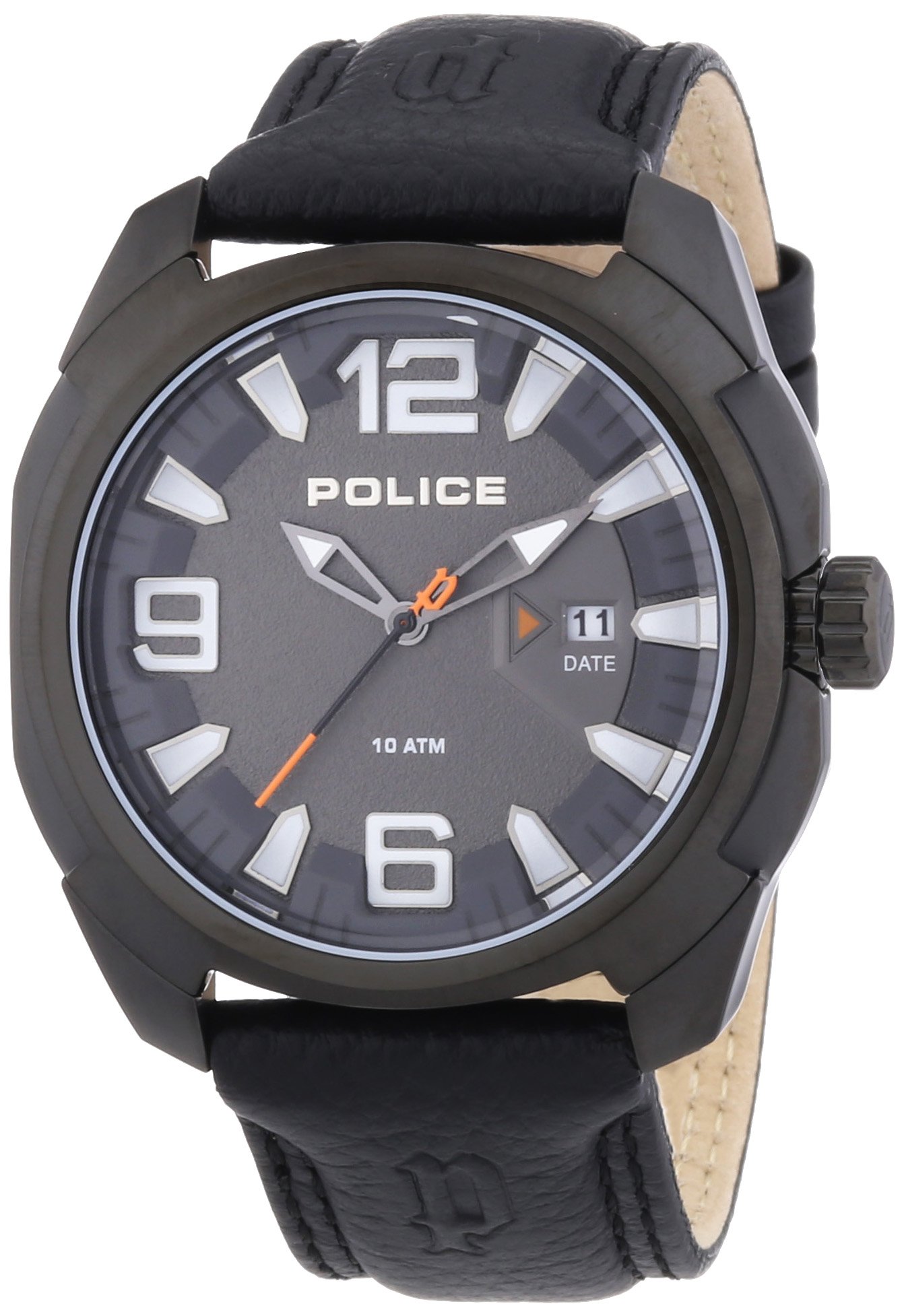 Orologio Police Analogico Al Quarzo | Modello 13893JS/02M, Cassa 44 Mm, Cinturino In Acciaio, Quadrante Nero, Impermeabile 100m - 4