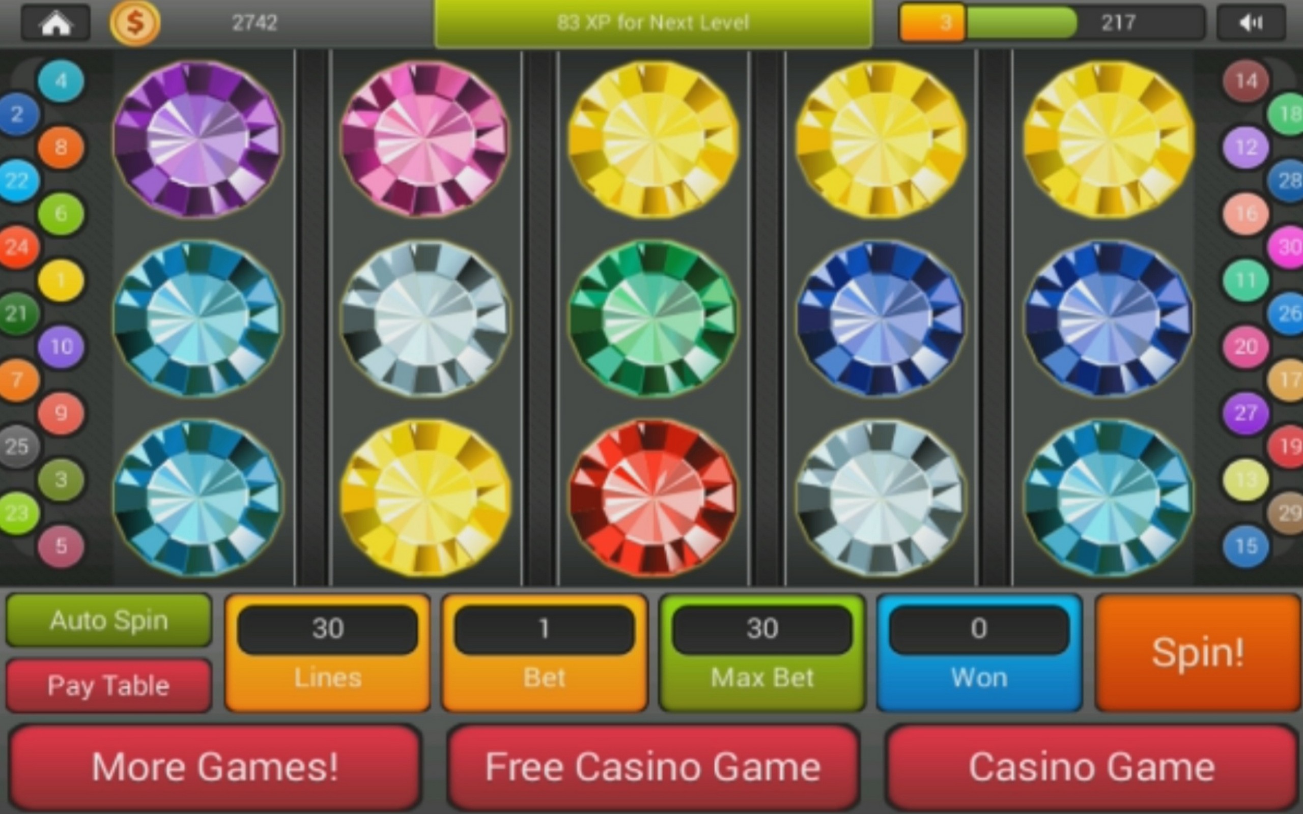 diamond spiel Echt Juwelen Casino Slots -Kingdom von Riches mit Black Diamond