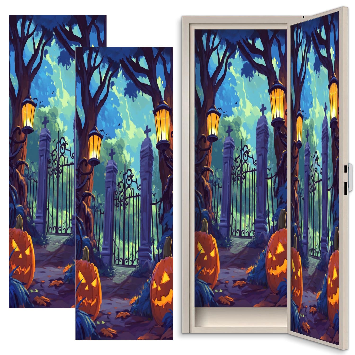 2 Pcs School Locker Magnetic Wallpaper 12