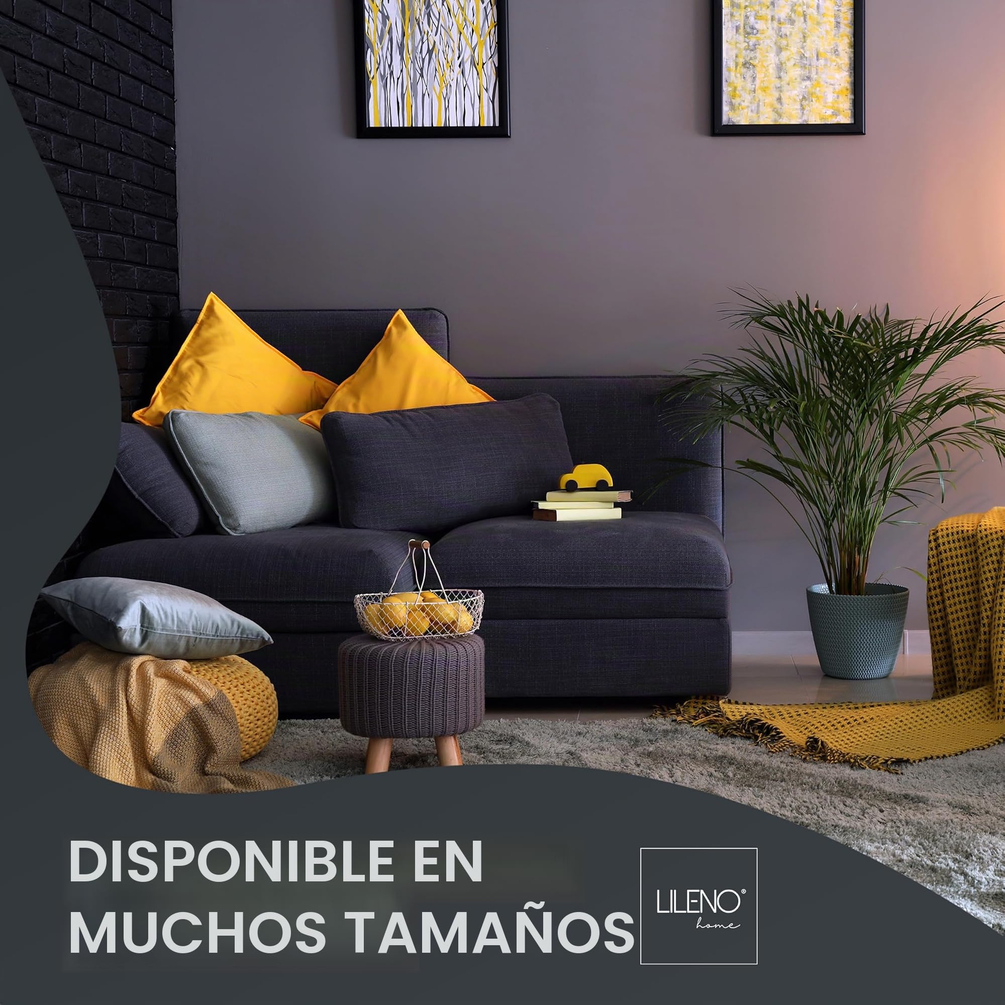 LILENO HOME Lote de 4 Relleno de Cojín de 70x90 cm - Relleno Interior Lavable a 40°C Apto para Personas Alérgicas - cojín de poliéster Inlet cojín de sofá - Cojín para Cóctel y Almohada