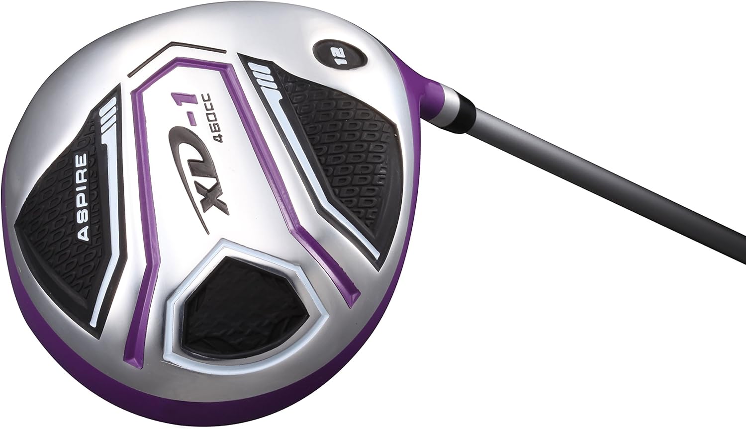 Aspire XD1 Ladies Womens Complete Right Handed Golf Clubs Set Includes Titanium Driver, S.S. Fairway, S.S. Hybrid, S.S. 6-PW Irons, Putter, Stand Bag, 3 H/C's Purple (Right Hand Petite -1") : Sports & Outdoors