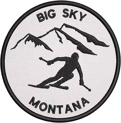 Miniatura 7 de Banner Elk, North Carolina Skier bordado Premium Patch DIY Iron-on o coser, insignia decorativa, emblema de vacaciones, recuerdo, equipo de viaje,