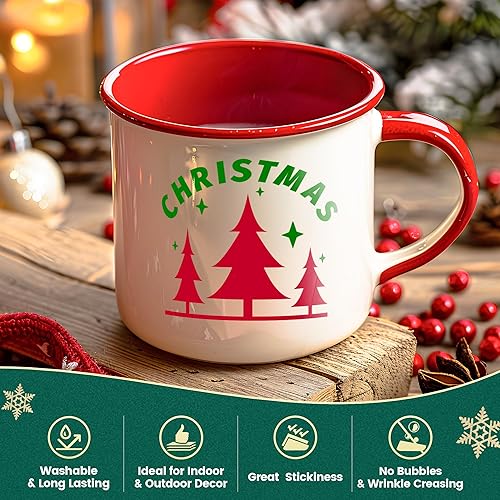 Miniatura 4 de EPRCUT Hojas de vinilo permanentes de 12 x 12 pulgadas para Cricut, paquete de 40 hojas de vinilo adhesivo brillante, vinilo permanente impermeable