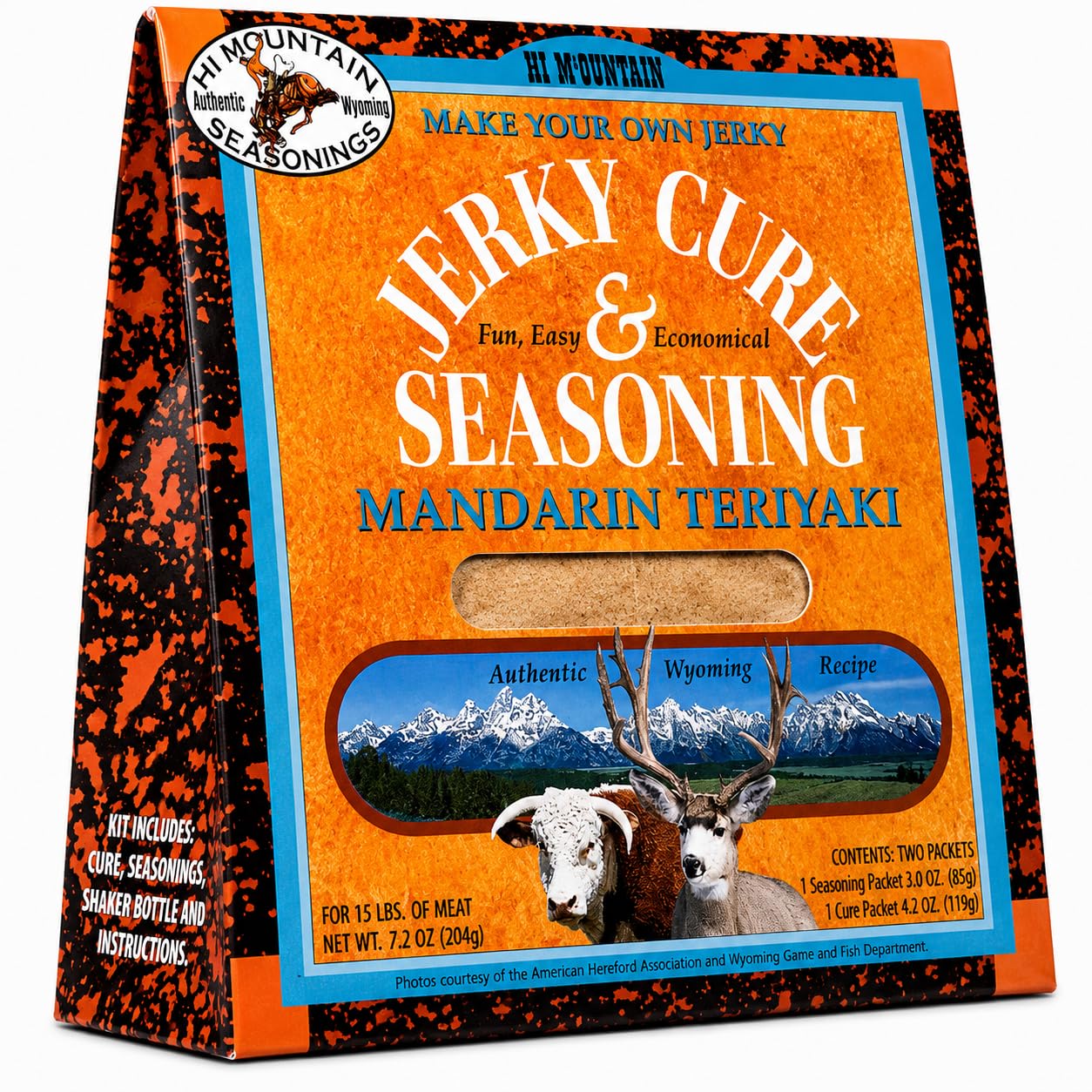 Hi Mountain Mandarin Teriyaki Jerky Seasoning and Cure