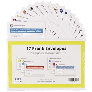 17 Prank Envelopes - Funny Pranks for Adults, Prac