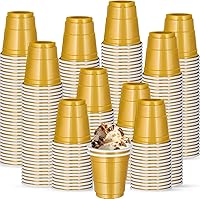 Vista 25 de 500 vasos de chupito de plástico naranja, vasos de chupito de Acción de Gracias, desechables de 2 onzas, vasos de chupito naranja para beber