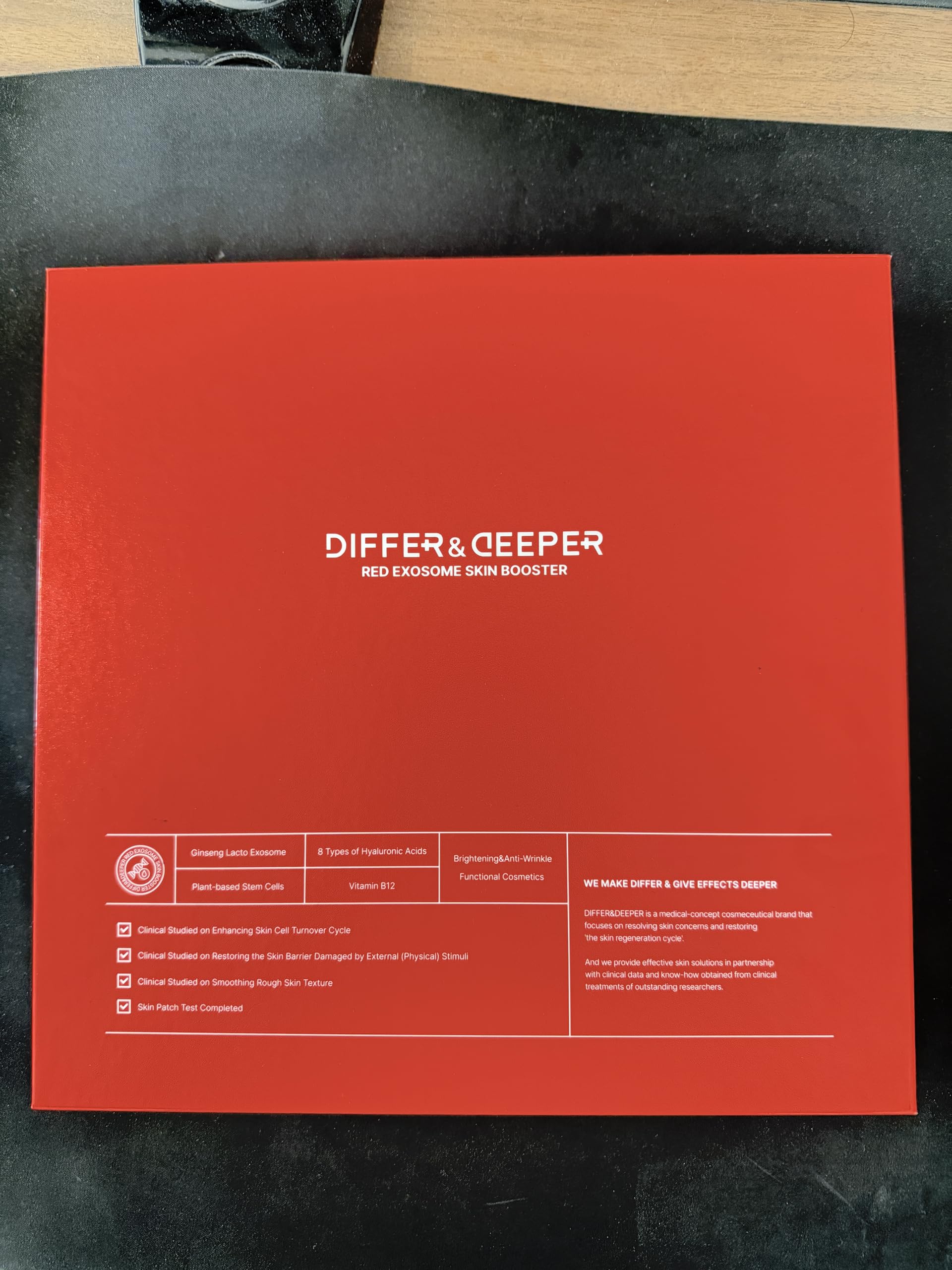 Differ&Deeper Siero Viso agli Esosomi & PDRN – Booster Coreano Rigenerante con Esosomi Vegetali, Riparazione Barriera & Rassodante, Cura 14 Giorni | 14 x 2 ml