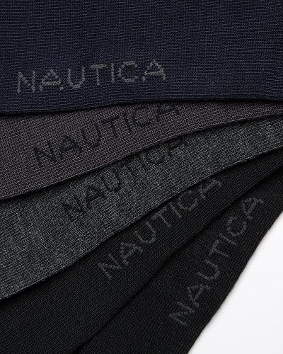 Miniatura 3 de Nautica Calcetines de vestir para hombre - Calcetines sólidos (10 unidades)