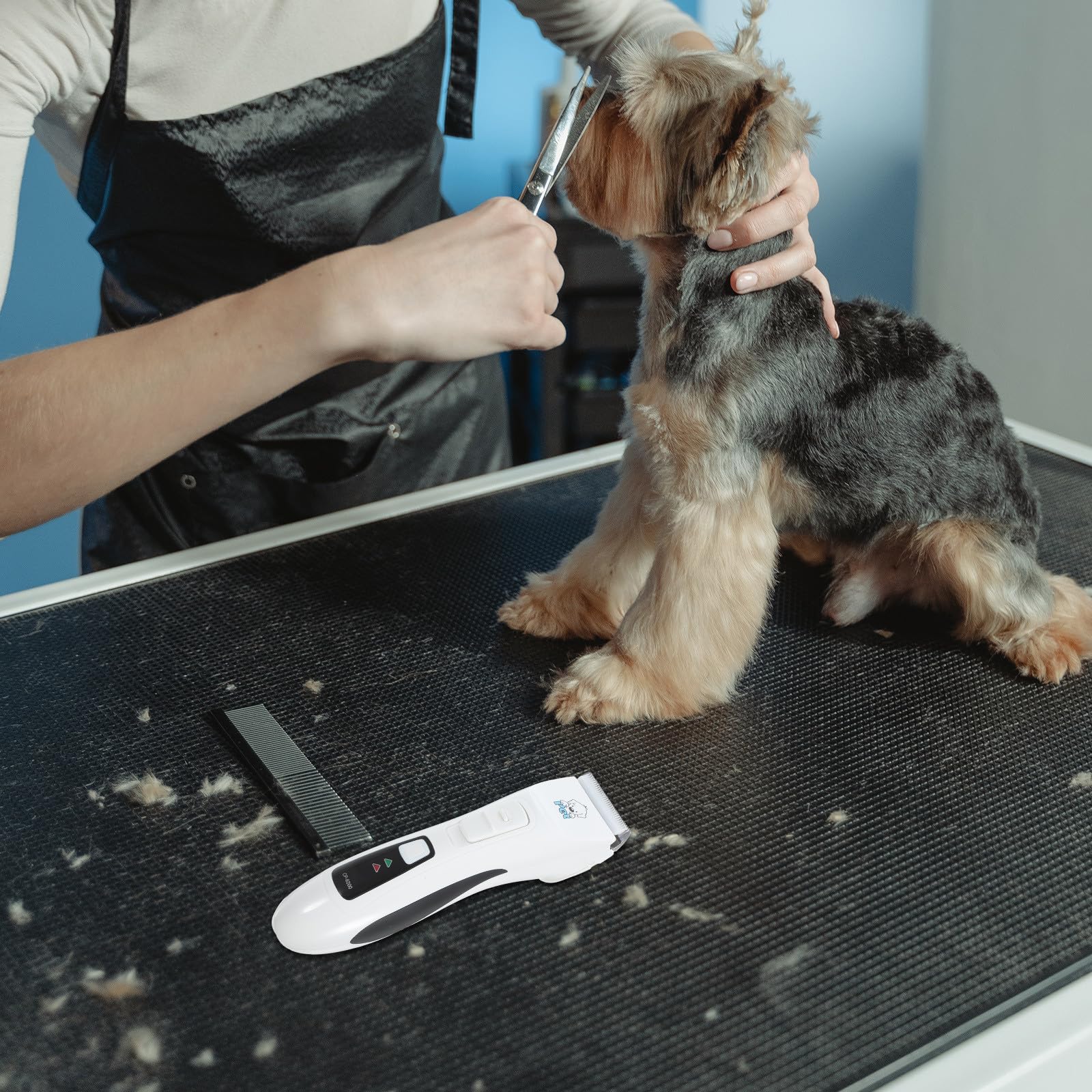 Cortapelos para perros - Recortadora eléctrica de pelo para mascotas - Cortapelos inalámbrico silencioso recargable para gatos, perros y otras mascotas.