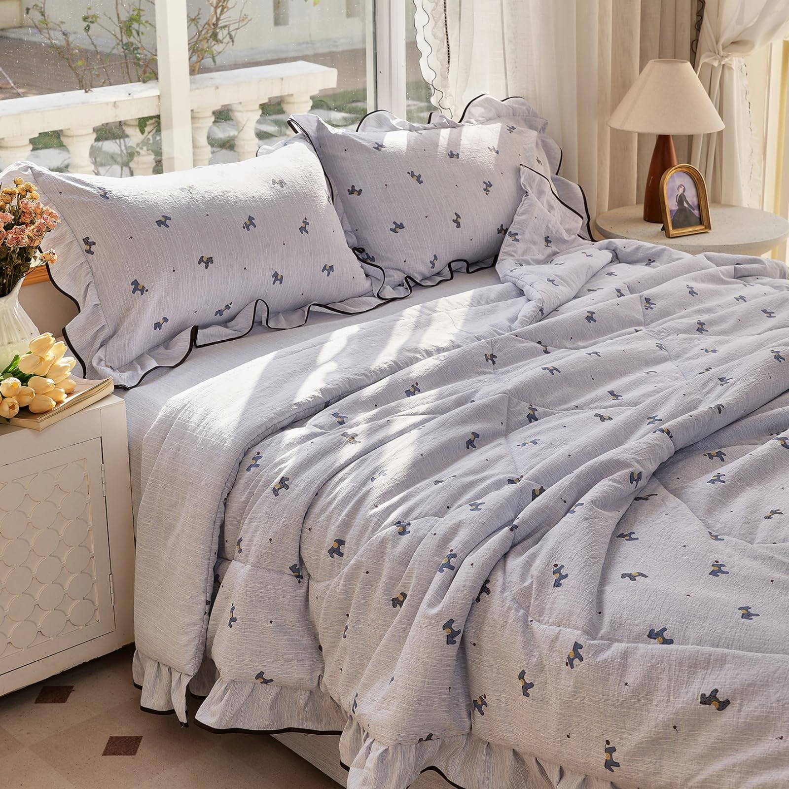 Odot Edredón Sin Funda 2.5 TOG Single A King (Caballo,180x220cm) | Relleno Nórdico Verano Edredón Ligero y Transpirable Lavable a Máquina y Secado Rápido para las Noches Cálidas de Verano