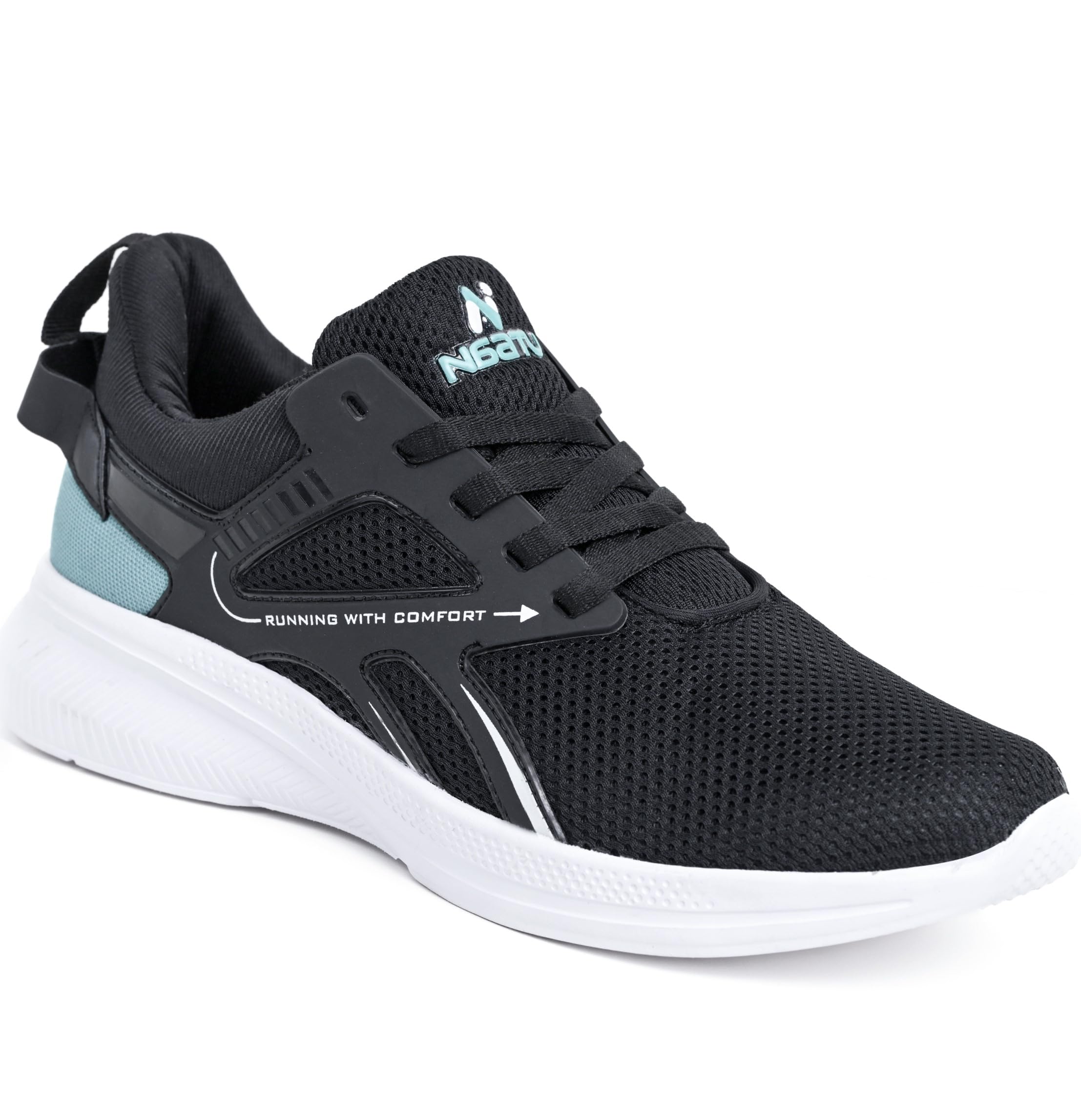 NAATU V MAX Rider Breathable Sports Shoes for Men | Sneakers for Men | Men Walking Shoes, Gym Shoes, Running Shoes for Men | Sleek Casual Shoes for Men with Memory Foam Insole (Black) (B0CVV39785) Amazon Price History, Amazon Price Tracker