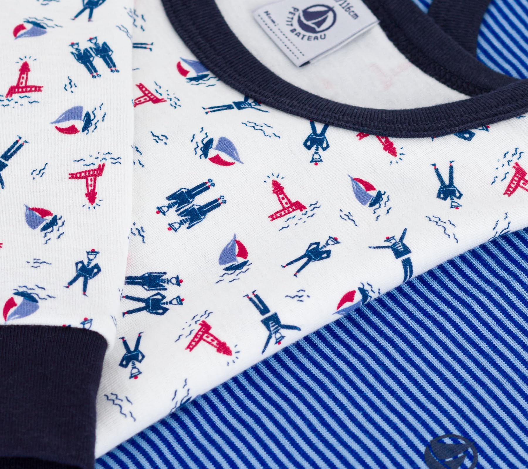 Petit Bateau Lot Petitm Abbigliamento Notte Bambini e Ragazzi (Pacco da 2)