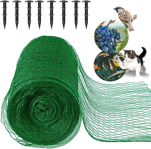 Garden Netting for Plants Fruit Veg Patch Grass Seeds, Anti Bird