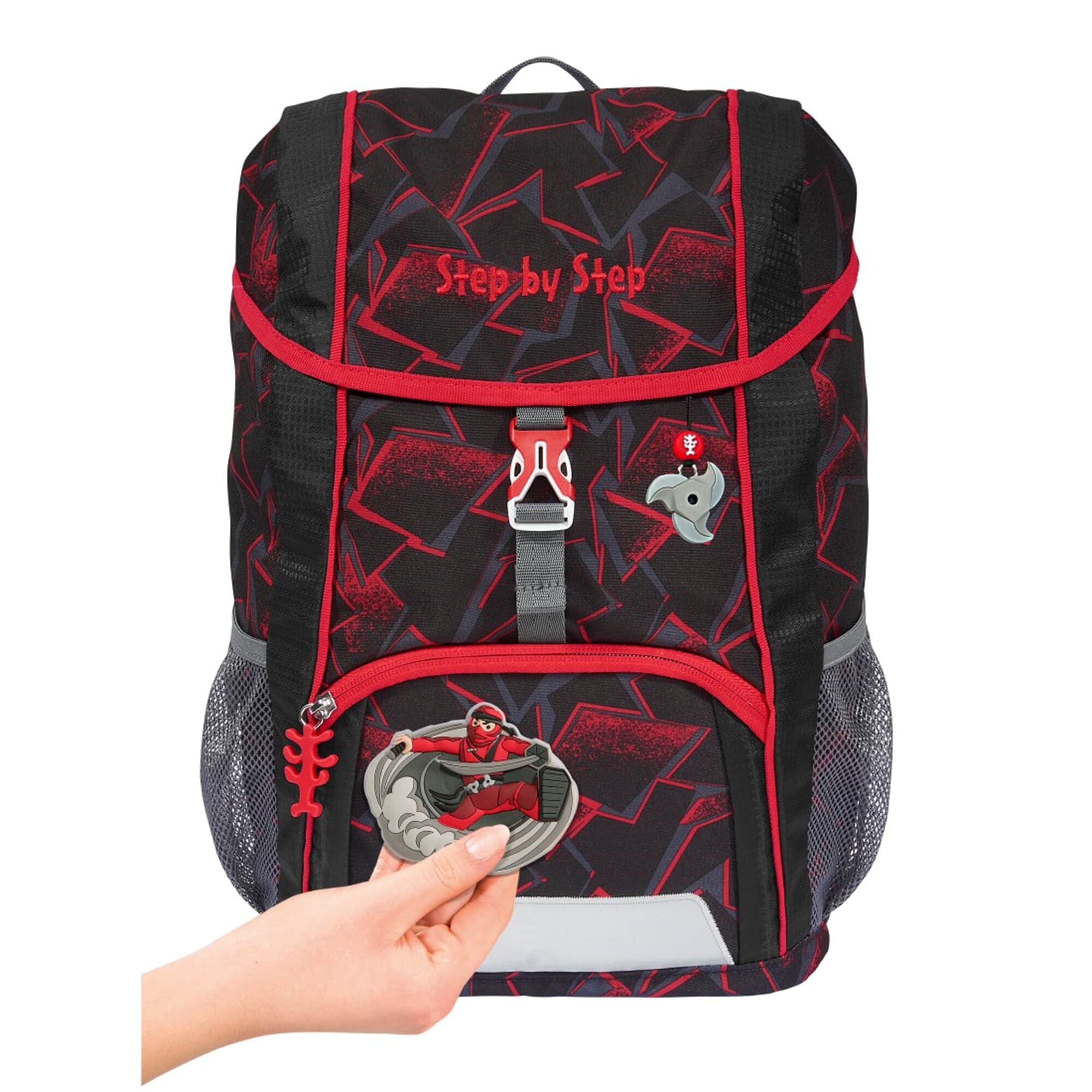 Step by Step Rucksack-Set Kid Mini-Ranzen 13 l mit Sitzkissen abnehmbarem Brustgurt