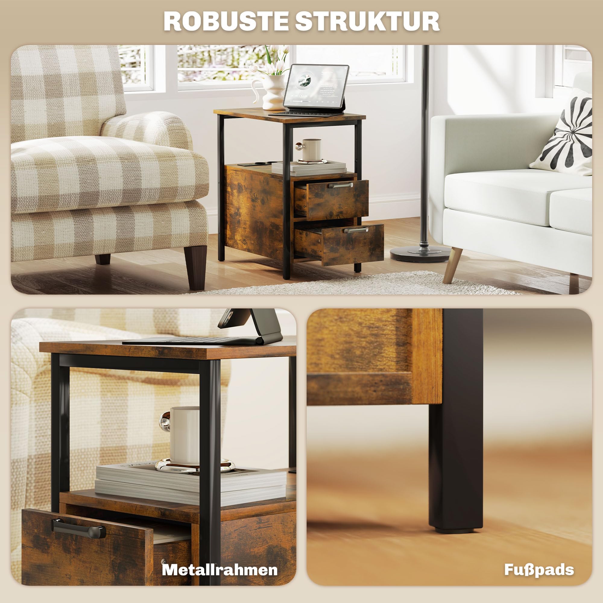 Modern - HOMCOM - 2 laden - Keuken - Salontafel kopen? | Korting