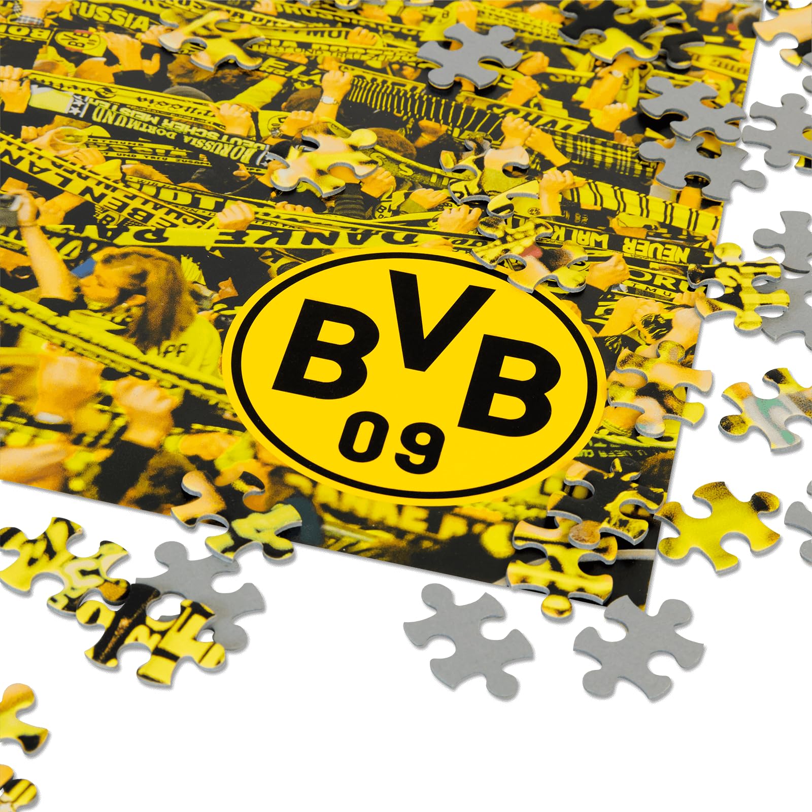 Borussia Dortmund Puzzle BVB 1000 Pezzi, Gioventù Unisex, Nero/Giallo, 72x45cm