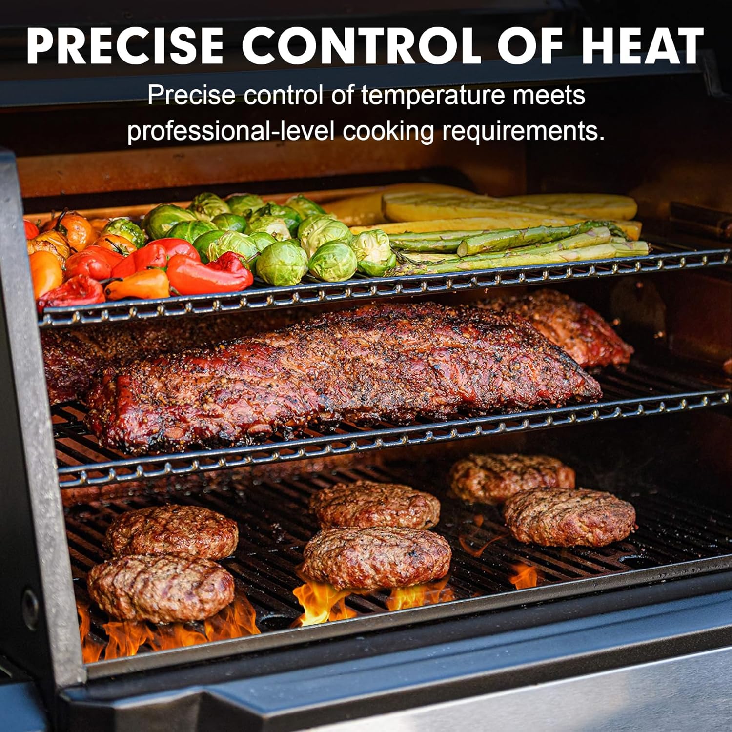 Heat Manifold Compatible with masterbuilt Gravity Series 1050 Digital Charcoal Grills, 9904190091 fit for MB20041320 & MB20041220, Upgrade Stainless Grill Heat Manifold, Rust-Proof and Heat-Hesistant