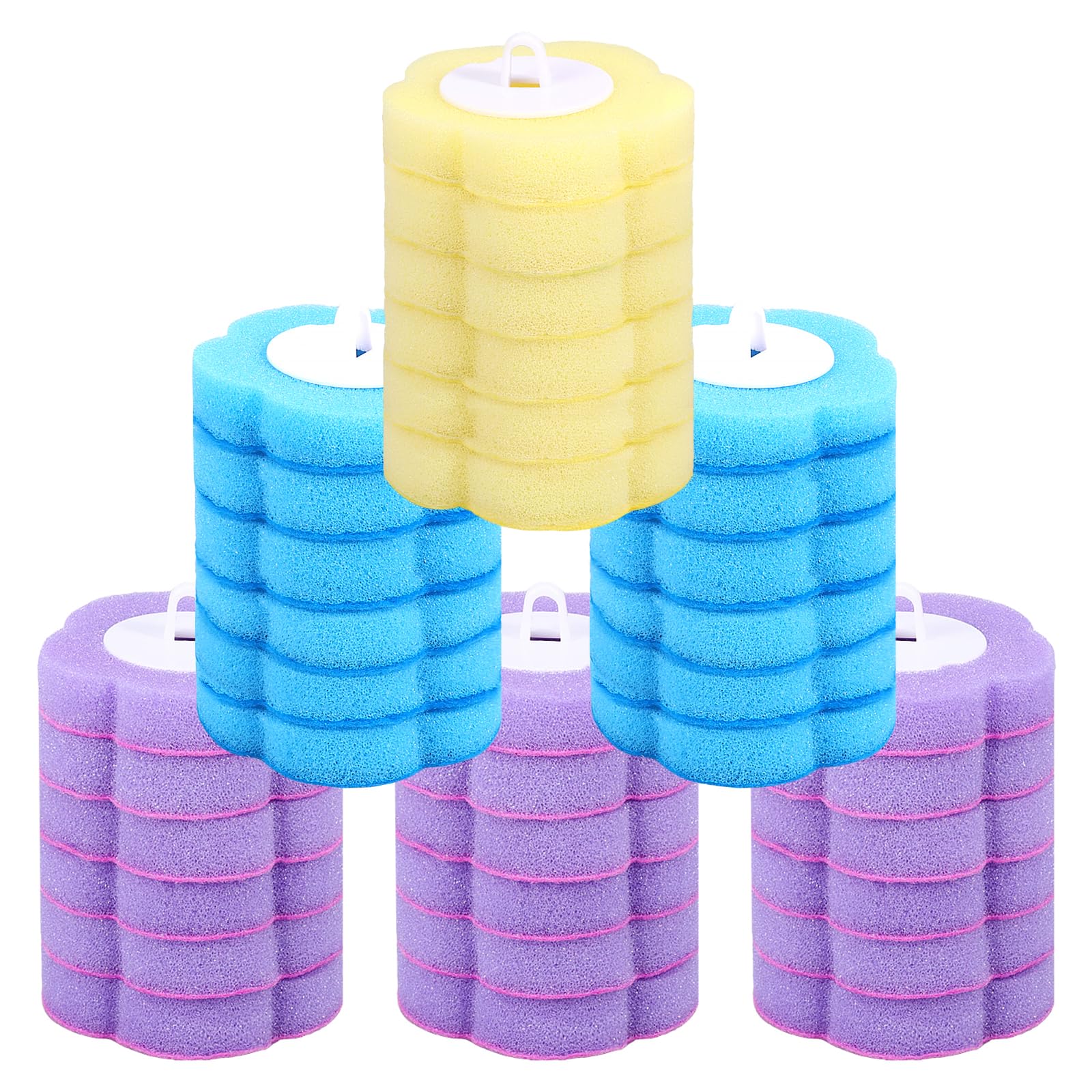 Zhjiutak 36 Replacement Head 36 Pcs Disposable Toilet Brush Replacement Head, Toilet Wand Disposable Refill Heads, Disposable Replacement Head For Toilet Wand(36 Replacement Head)
