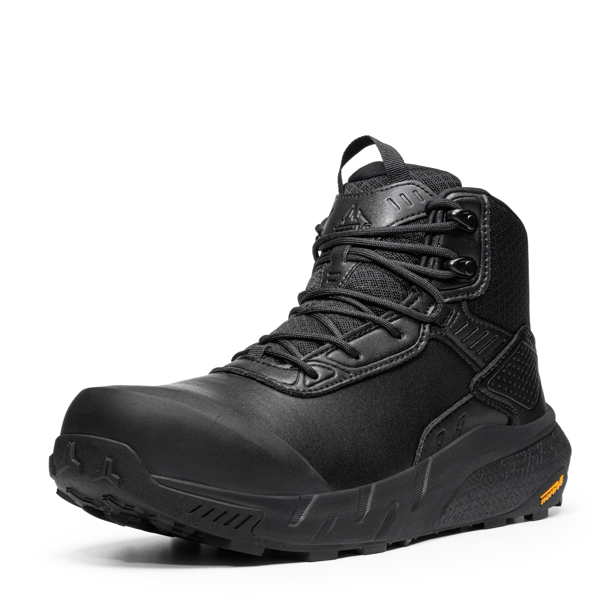 NORTIV 8 Composite Toe Boots for Men – Waterproof Lightweight Non-Slip ASTM F2412-24 & ASTM F2913-24 Safety Work Boots for Warehouse & Construction,