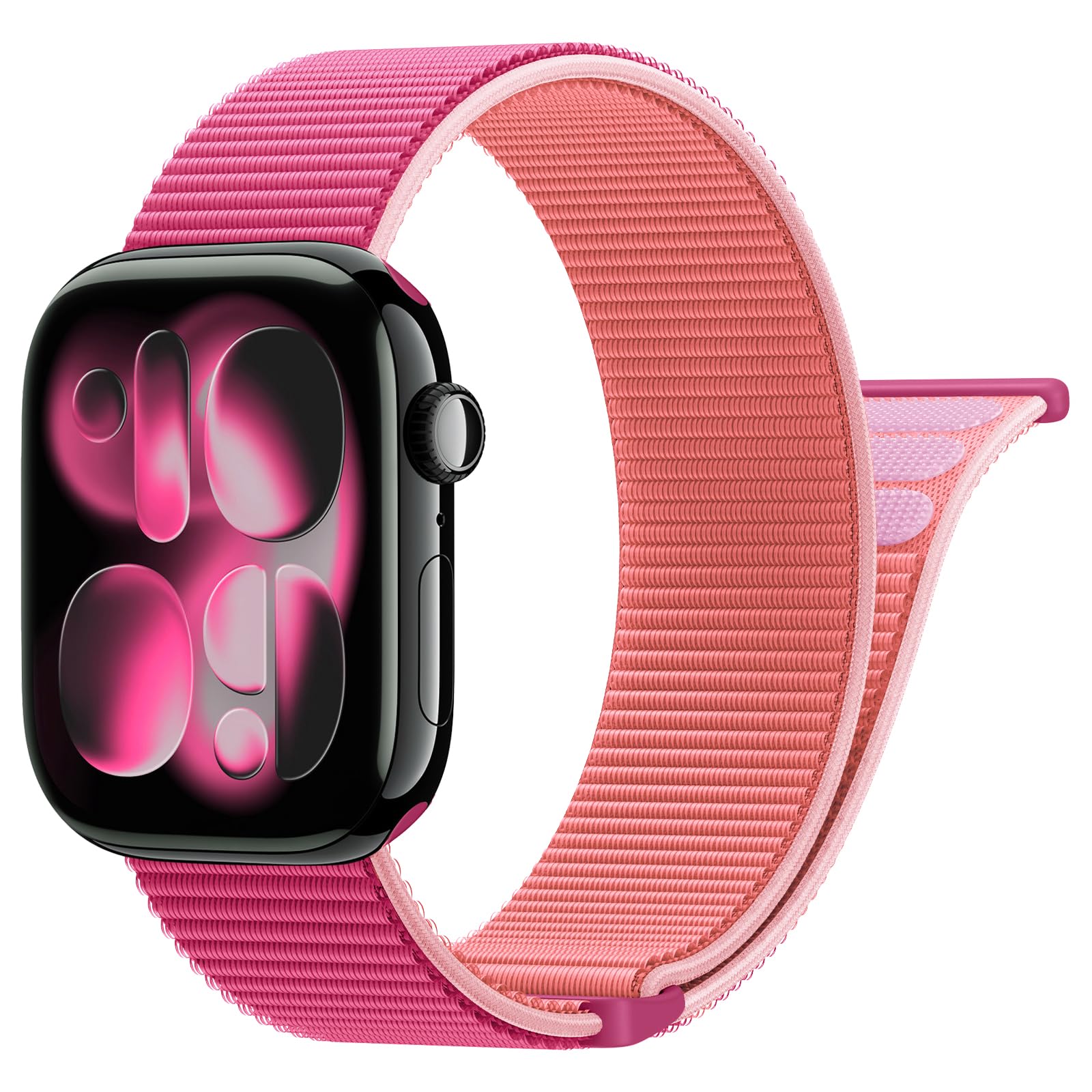 Yoohoo Nylon Armband Kompatibel mit Apple Watch Armband 40mm 41mm 42mm 38mm 46mm 44mm 45mm 49mm, Sport Armband für iWatch SE (Ultra 1 2 3) 11 10 9 8 7 6 5 4 3 2 1