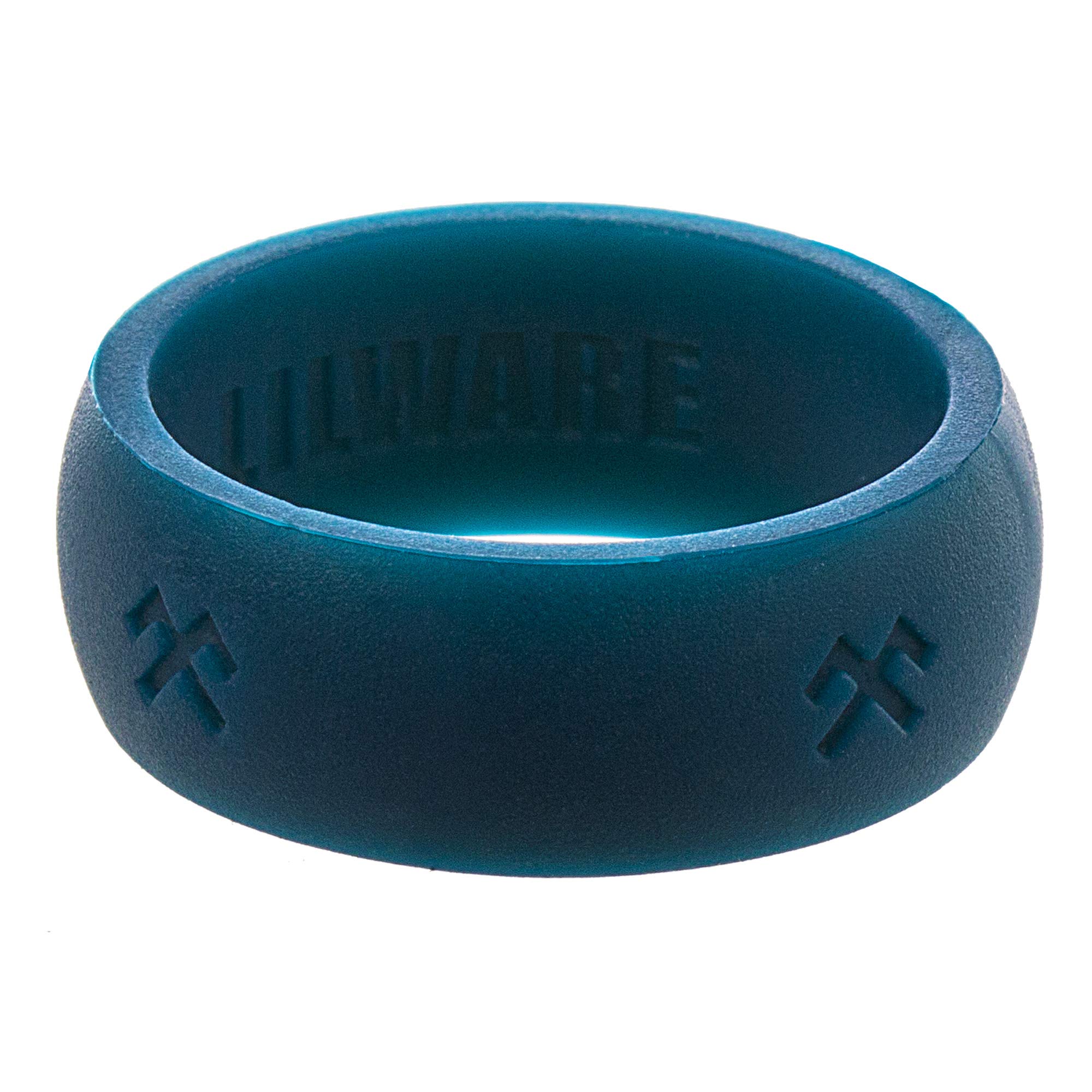 Lilware Silicone Wedding Ring. Band for Active Lifestyle People with Symbol of Jumis