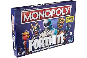 Monopoly: Fortnite Edition Board Game: Ideal for Fortnite Enthusiasts Ages 13 & Up