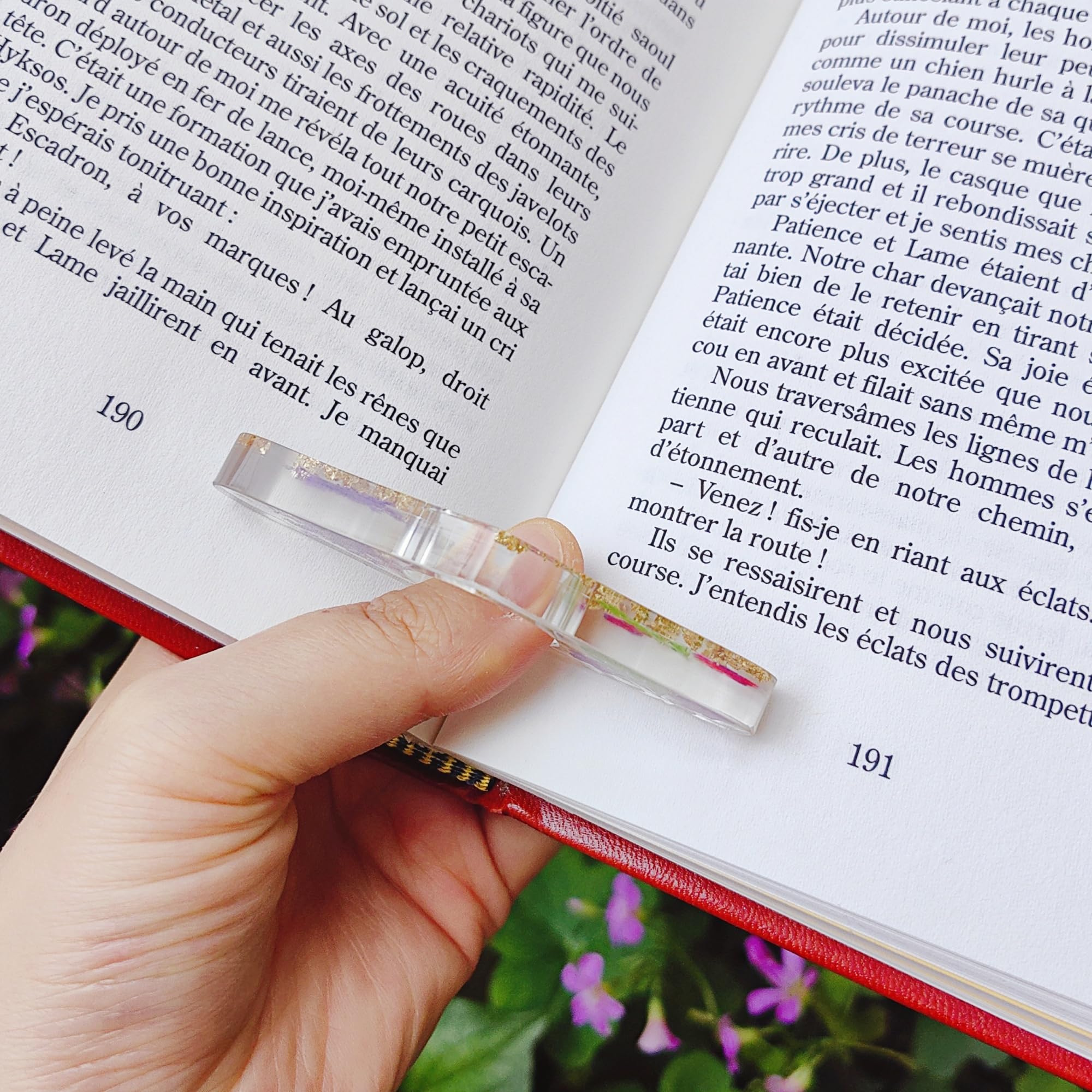Marcapáginas y Soporte para Página de Libro Regalo para Mujeres Accesorio de Lectura