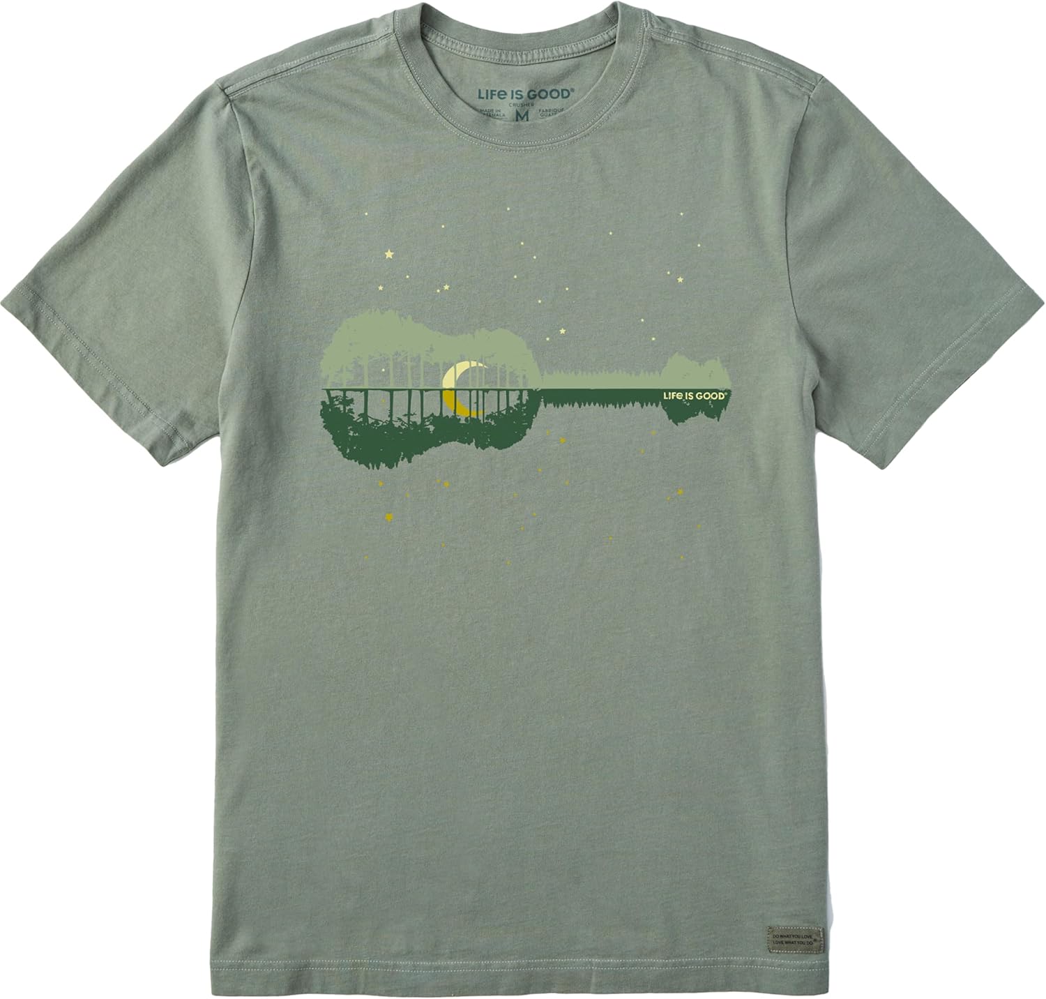 Life is Good Men's Crusher T-Shirts, Short Sleeve Cotton Crew Neck Graphic Tee Shirt, Natural Rhythm