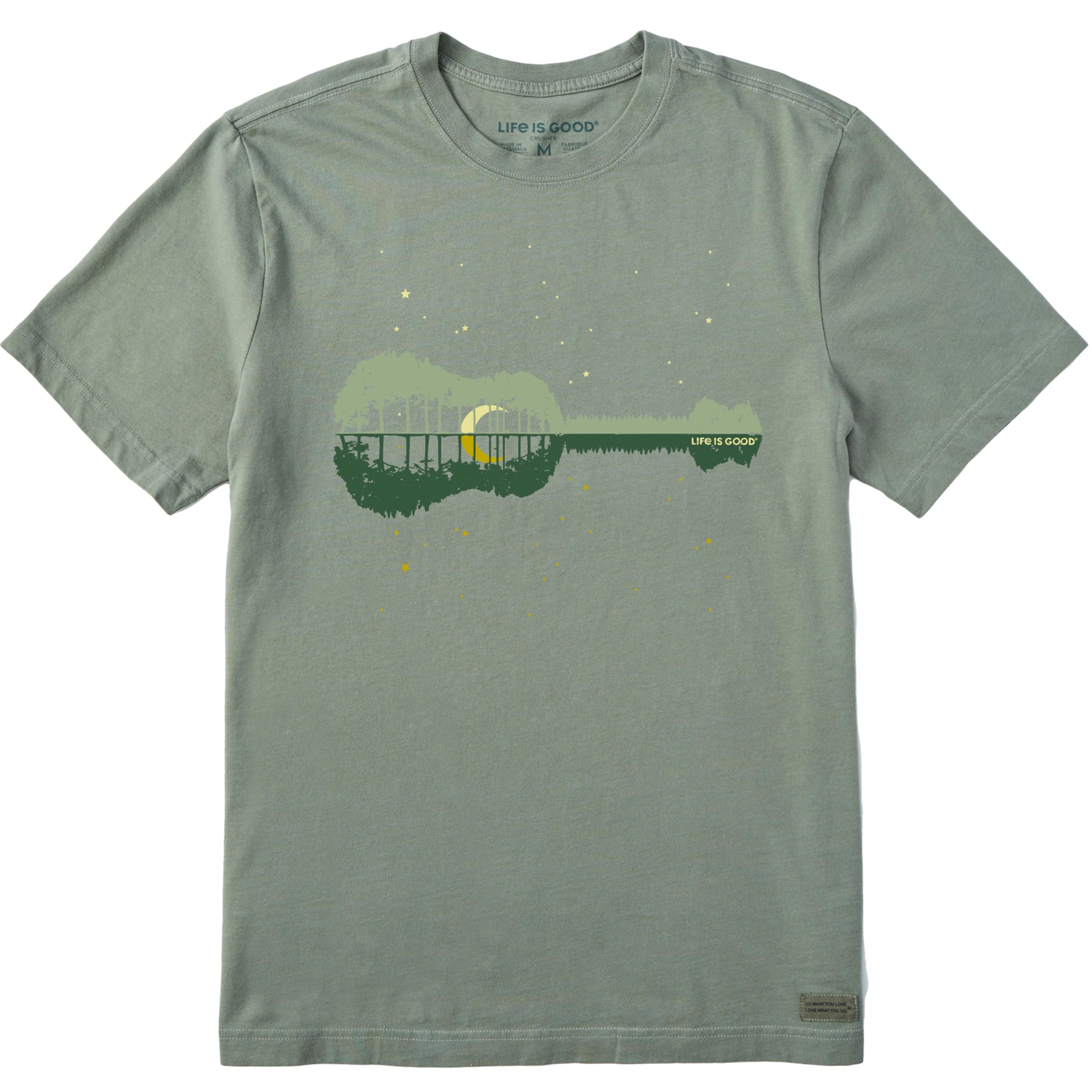 Life Is Good Crusher tee Shirt, Short Sleeve Cotton Graphic T-Shirts, Natural Rhythm Camiseta Hombre (Pack de 1)
