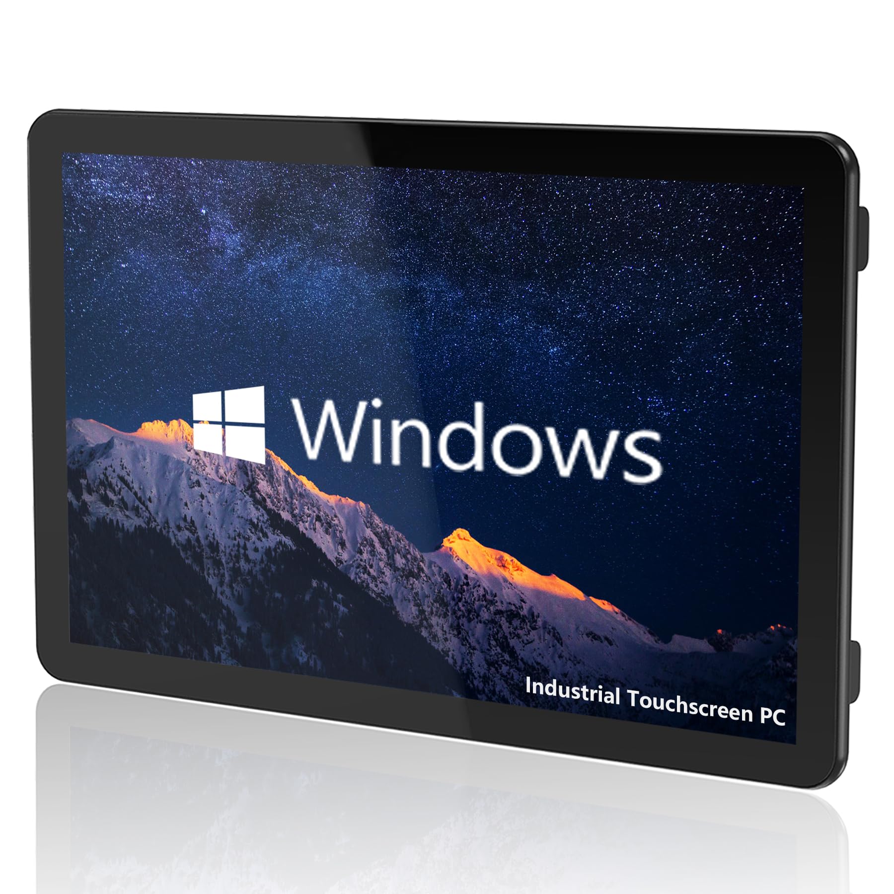 23,6 Zoll IP65 Industrie Panel PC, All-in-One Touchscreen Computer | Windows 10 Pro,1920×1080 FHD,10-Point Kapazitiver Eingebetteter Monitor,WLAN/BT,für Kiosk & Automation(I7-7500U,16GB+256GB)