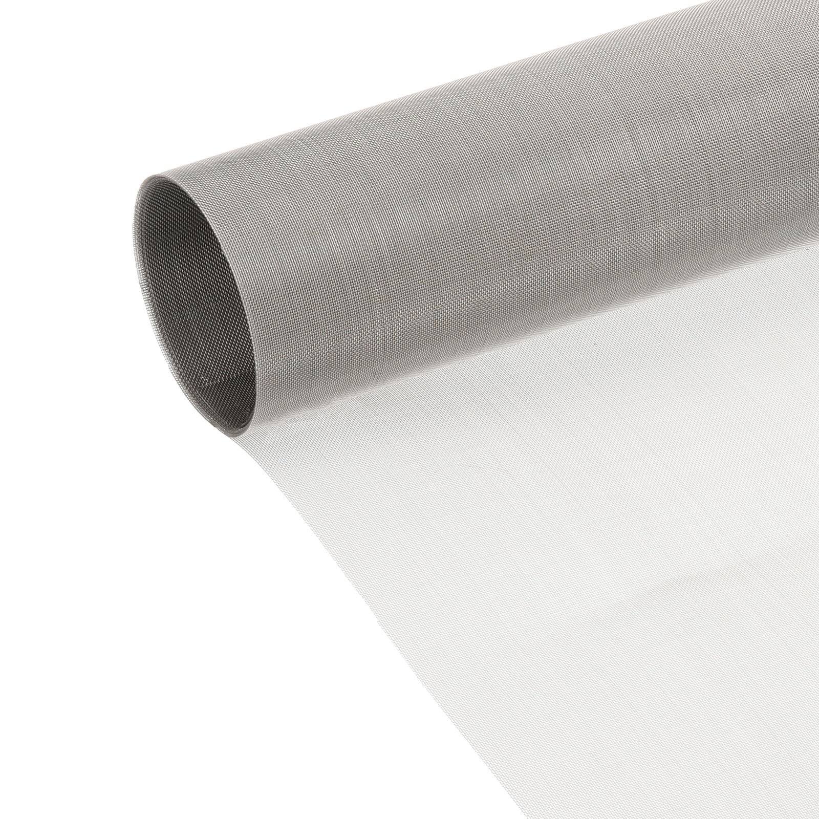 PATIKIL Malla Tejida De 60 Mesh 15.7" X 47.2" (120 X 40cm) Hoja De Filtro De Acero Inoxidable 304 Para Maquinaria Industrial Filtrado De Polvo Partículas Finas 0.27mm Agujero