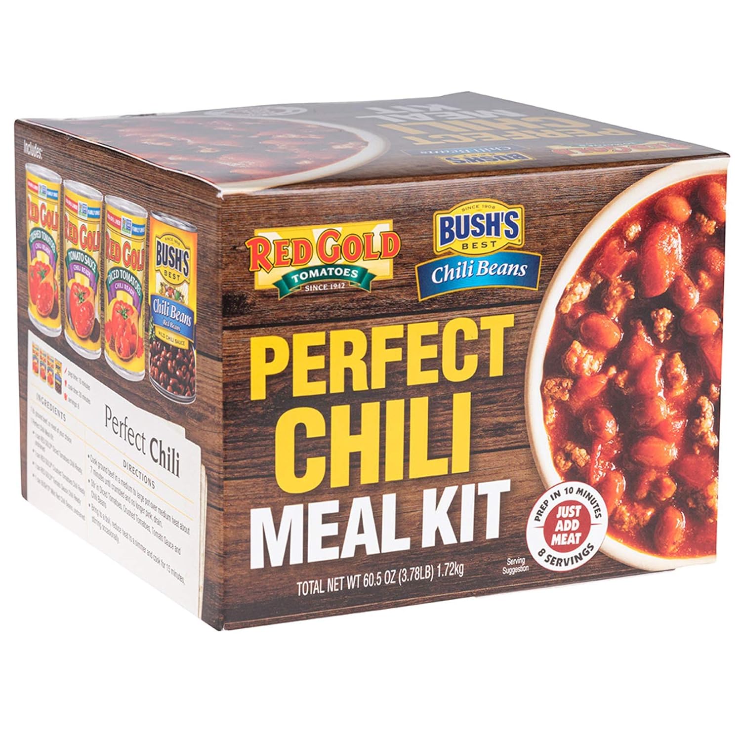 Red Gold Tomatoes & Bush's Best Beans Perfect Chili Meal
