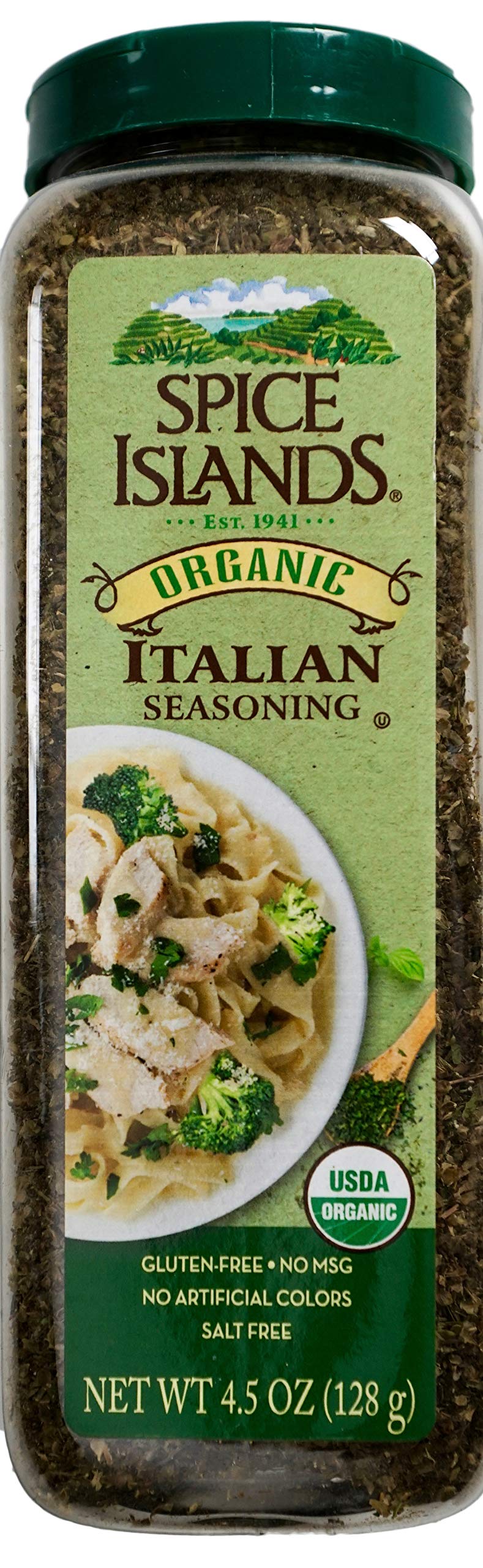 Spice Islands Organic Italian Seasoning Salt-Free Gluten-Free, 4.5 Ounce
