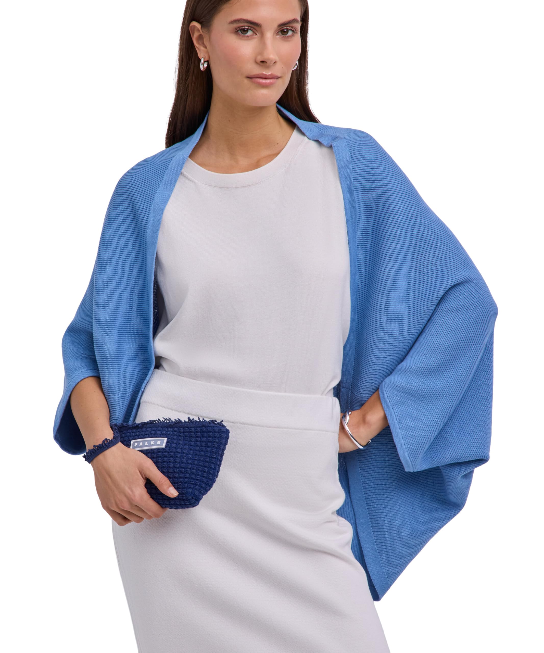 Falke Damen Summer Fresh Cape W Sc Baumwolle Leicht Lässig Bequem Strickjacke (1er Pack)