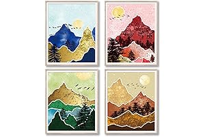 Modern Mountain Art Prints - Discover Serene Nature in Your Home