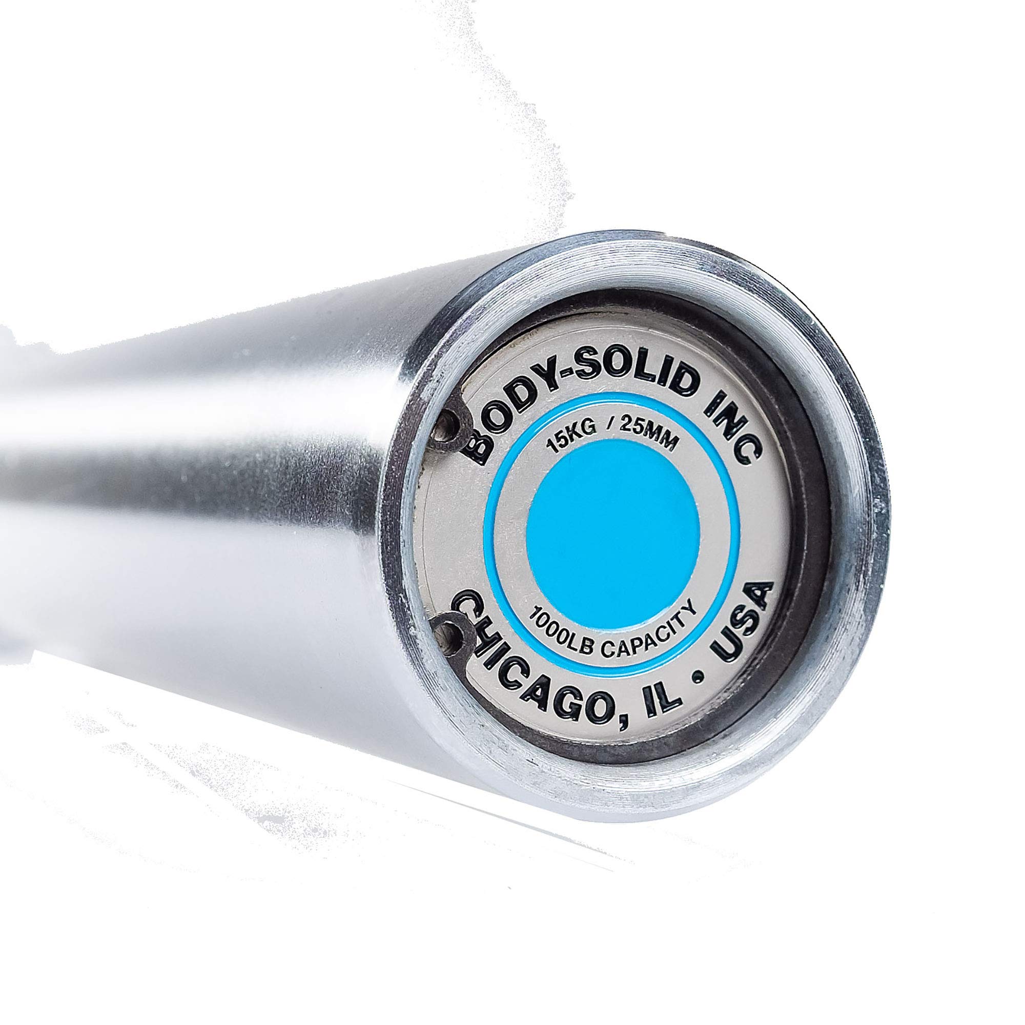 Body-Solid (OB79EXT) Women's Extreme Olympic Bar – 6.6ft, 33lb Barbell Straight Bar for Weight Lifting, Strength Training, and Barra Olimpica Workouts, 1000lbs Weights Plate Capacity