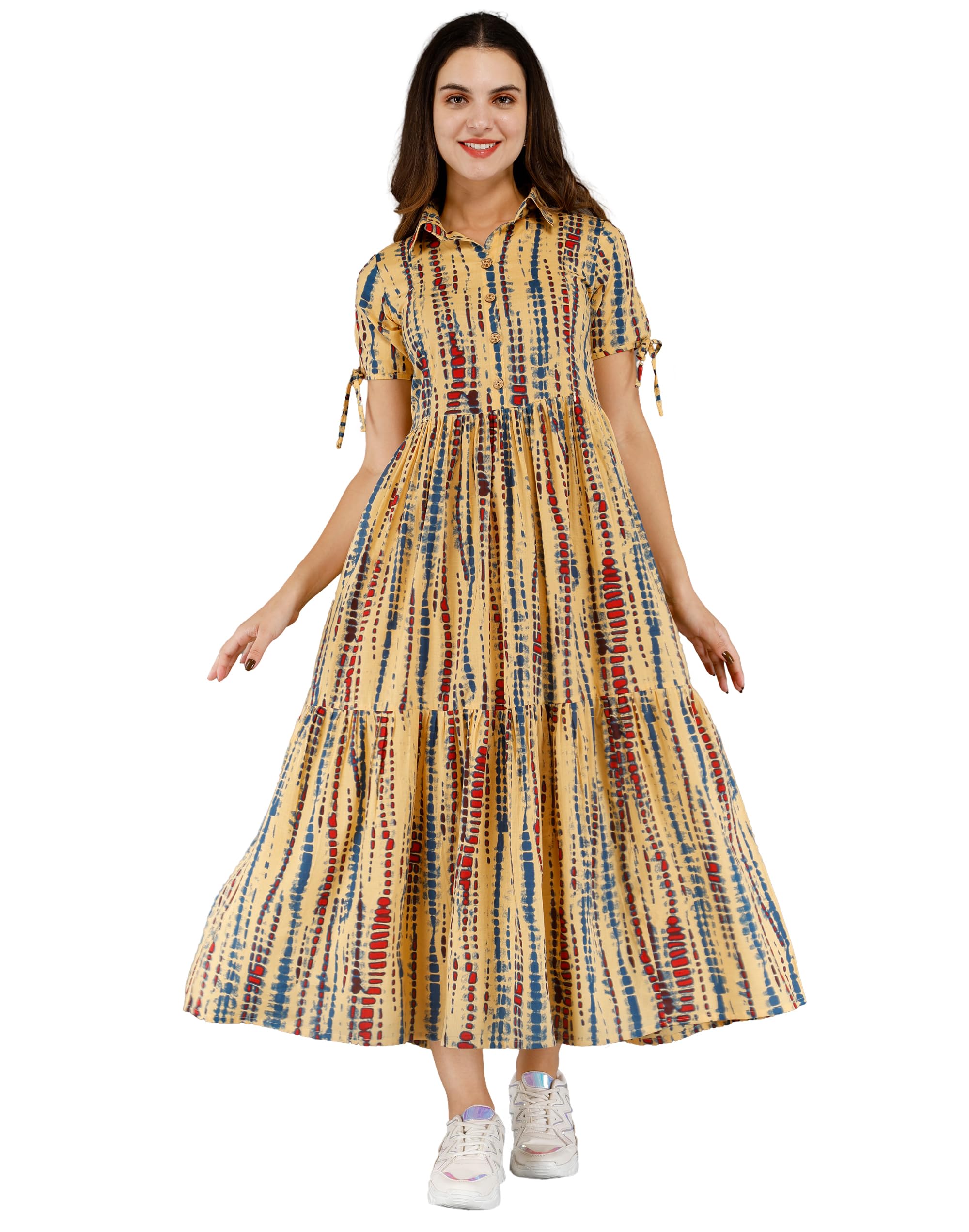 Drashti Textiles Rayon Women's Anarkali Maternity Feeding Kurti/Kurta with Zipper| Comfortable & Elegant Pre and Post Pregnancy Kurta Dress/Kurti Dress Dress-image-25