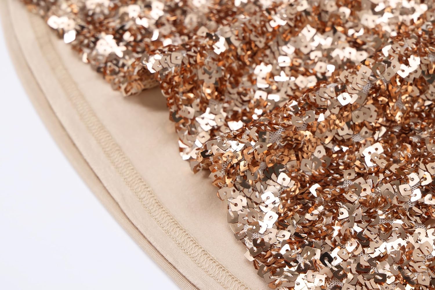 OThread & Co. Women's Glitter Sequin Tank Top Sleeveless Scoop Neck Night Out Party Top - Image 6